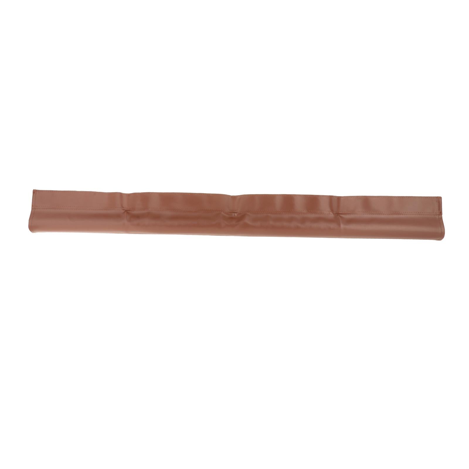 Door Seal Strip Self Adhesive Under Door Sweep Leather Brown