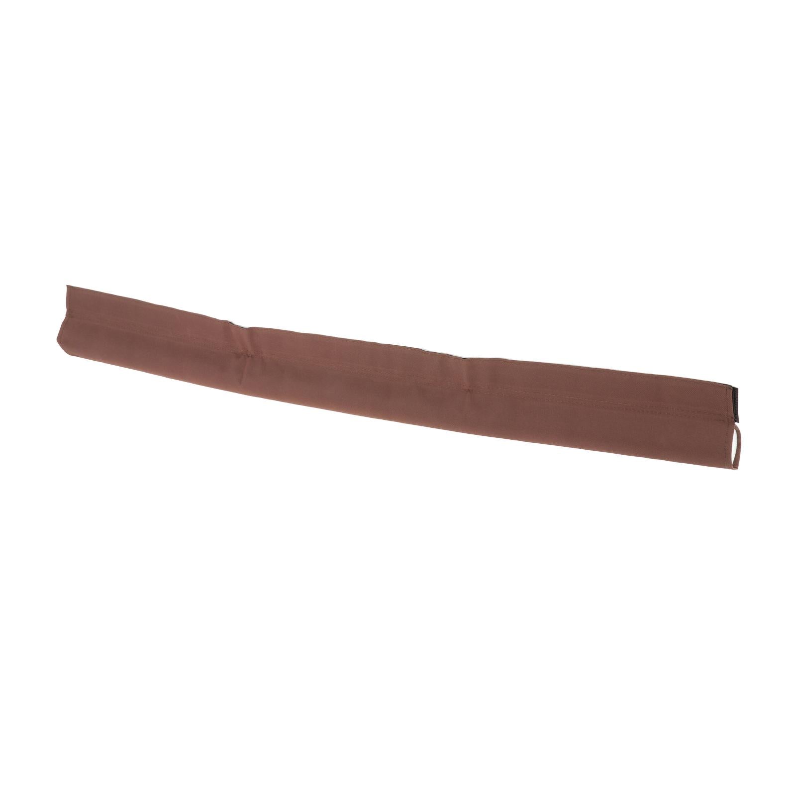 Door Seal Strip Self Adhesive Under Door Sweep Oxford Fabric Coffee