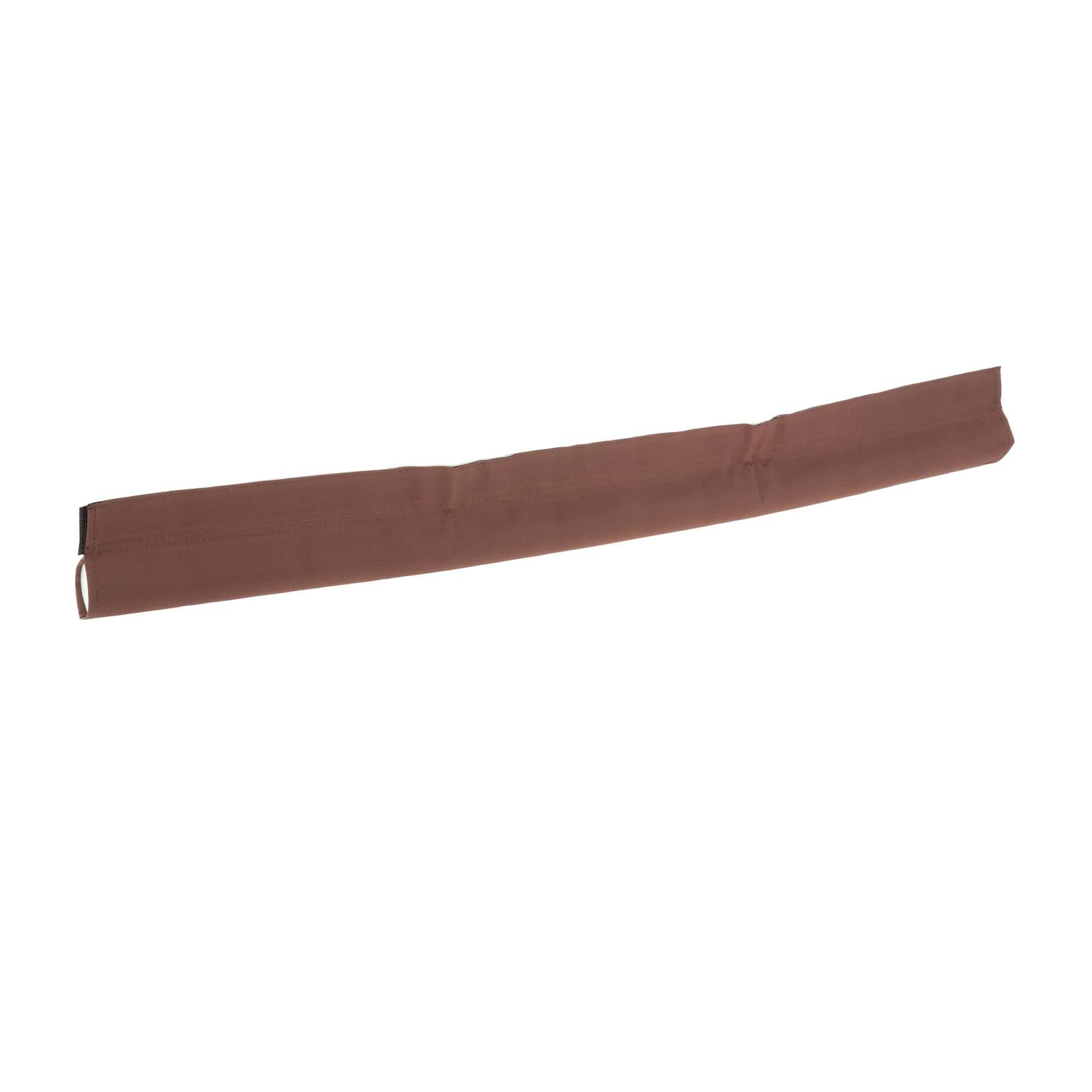 Door Seal Strip Self Adhesive Under Door Sweep Oxford Fabric Coffee