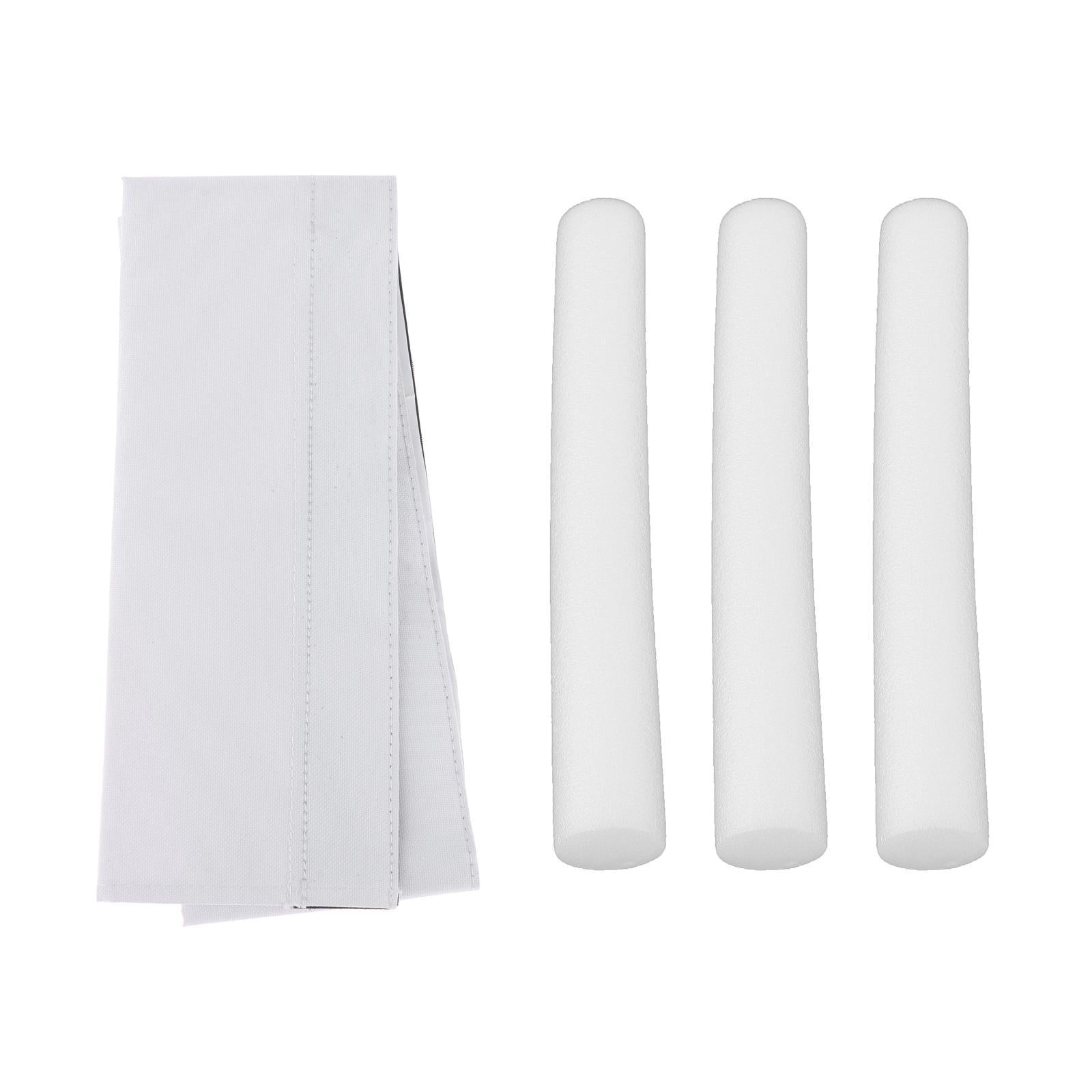 Door Seal Strip Self Adhesive Under Door Sweep Oxford Fabric White