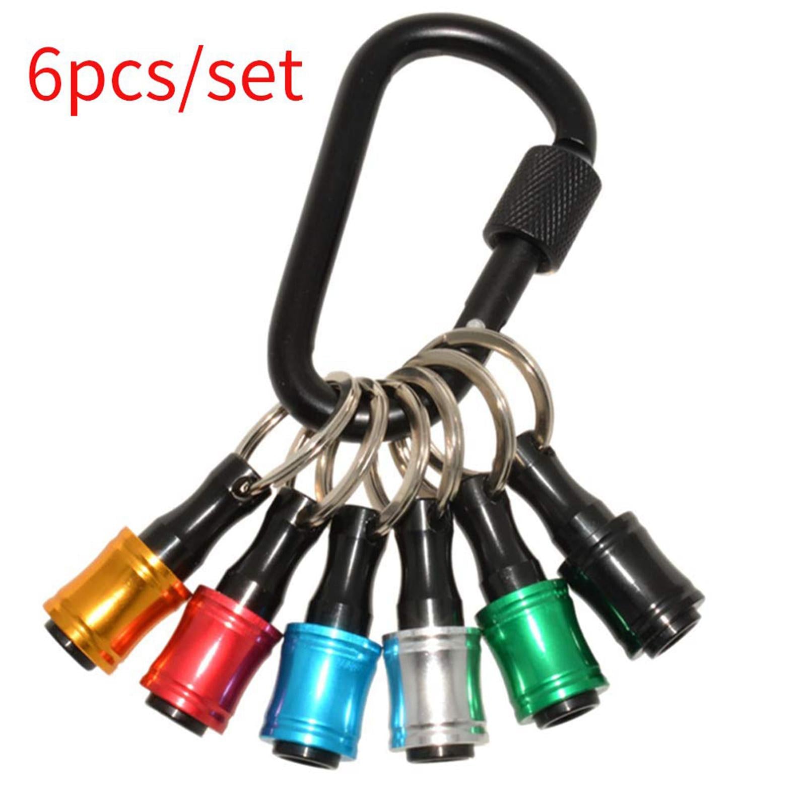 Hex Screwdriver Bits Holder Extension Rod Adapter Bit Holder Easy Change 6pcs and holder