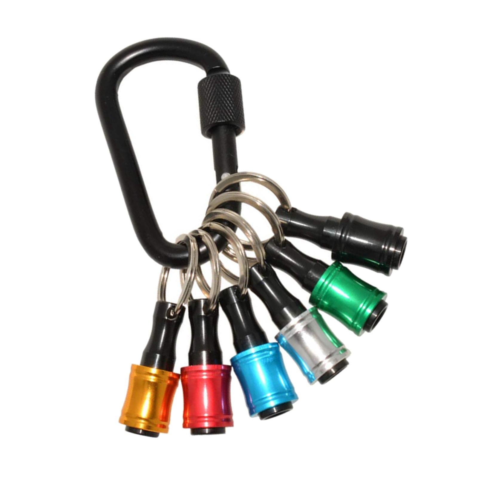 Hex Screwdriver Bits Holder Extension Rod Adapter Bit Holder Easy Change 6pcs and holder