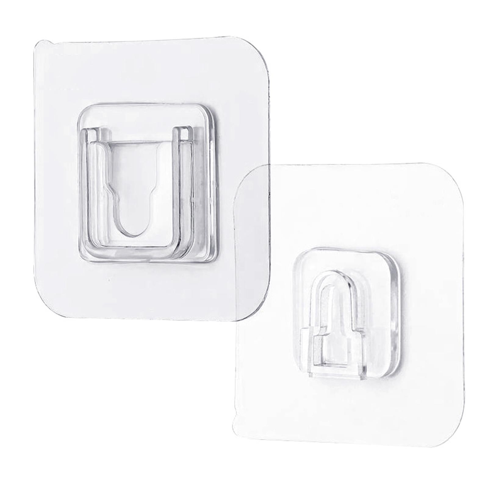 Self Adhesive Wall-Sticking Hooks Reusable Oil-Proof Socket Hook 10 Set