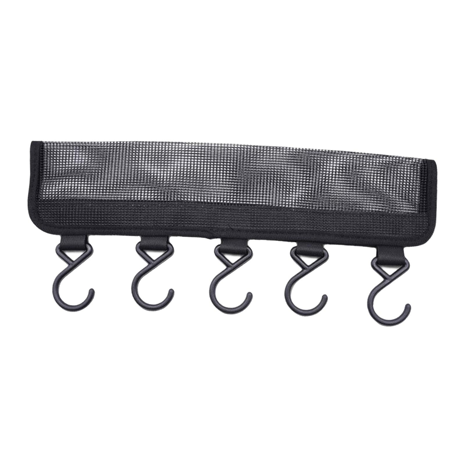 Sock Dryer for Underwear Lingerie Baby Clothes Plastic Drying Rack 5 Black Hooks