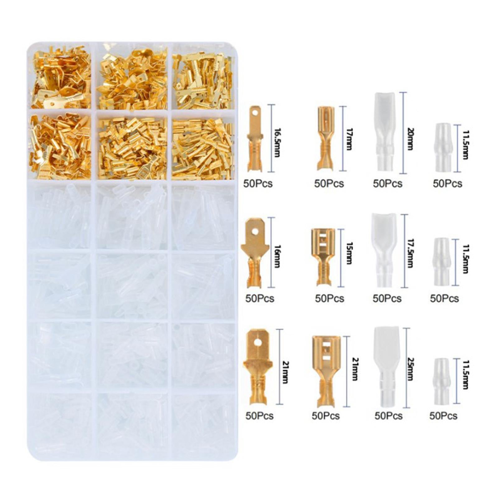 Quick Easy Connection Terminals 2.8/4.8/6.3mm Plug Crimped Hand Tool Kits B