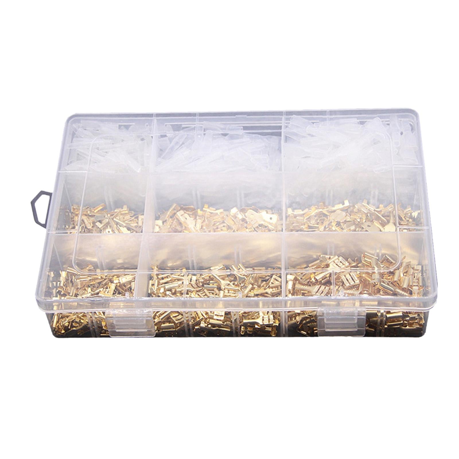 900x 2.8/4.8/6.3mm Insulated Wire Crimp Sheath Plug Insert Quick Terminal