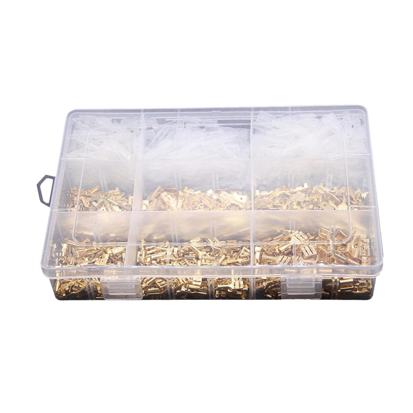 900x 2.8/4.8/6.3mm Insulated Wire Crimp Sheath Plug Insert Quick Terminal