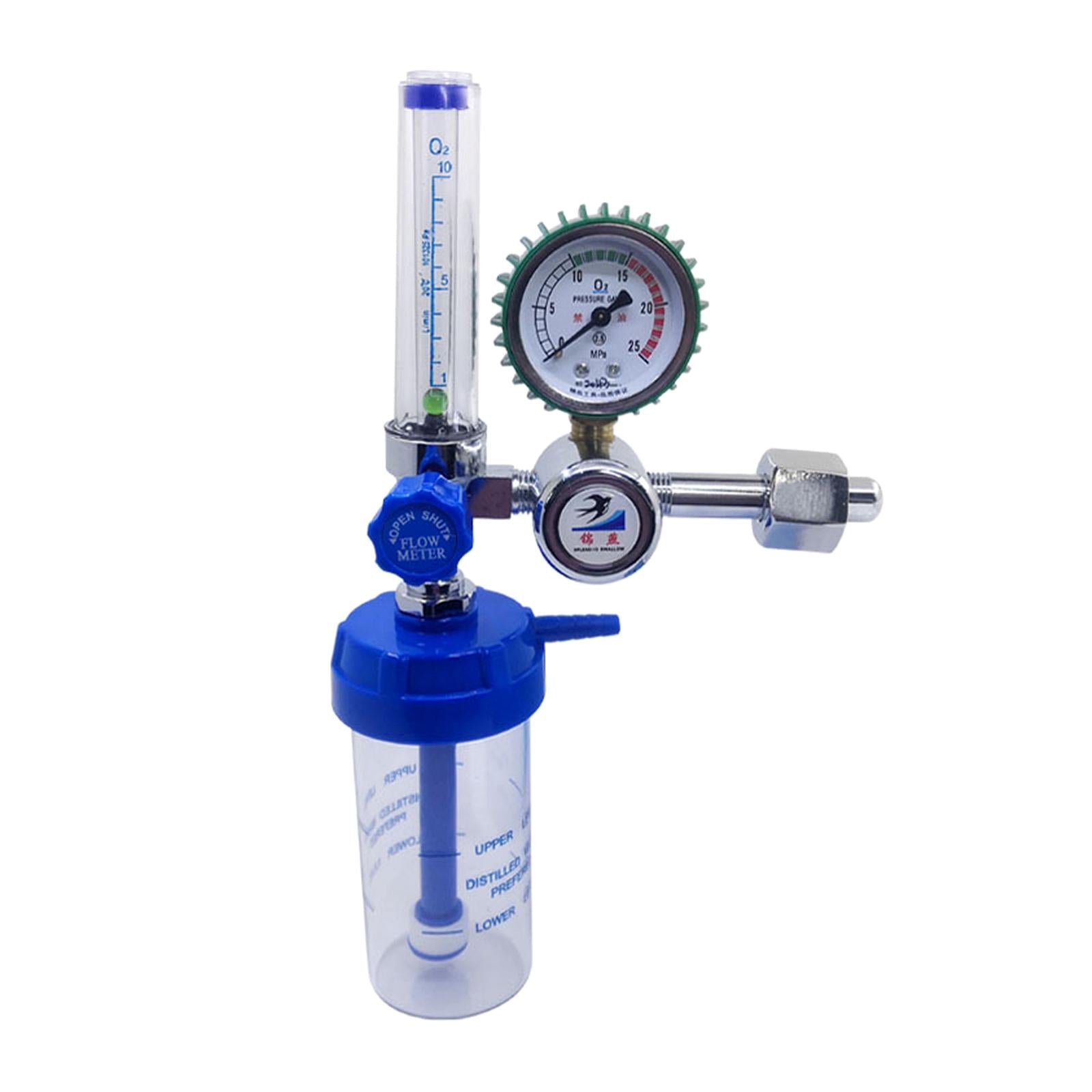 Buoy Type Oxygen Pressure Regulator Flowmeter Gas Flow Meter Inhalator