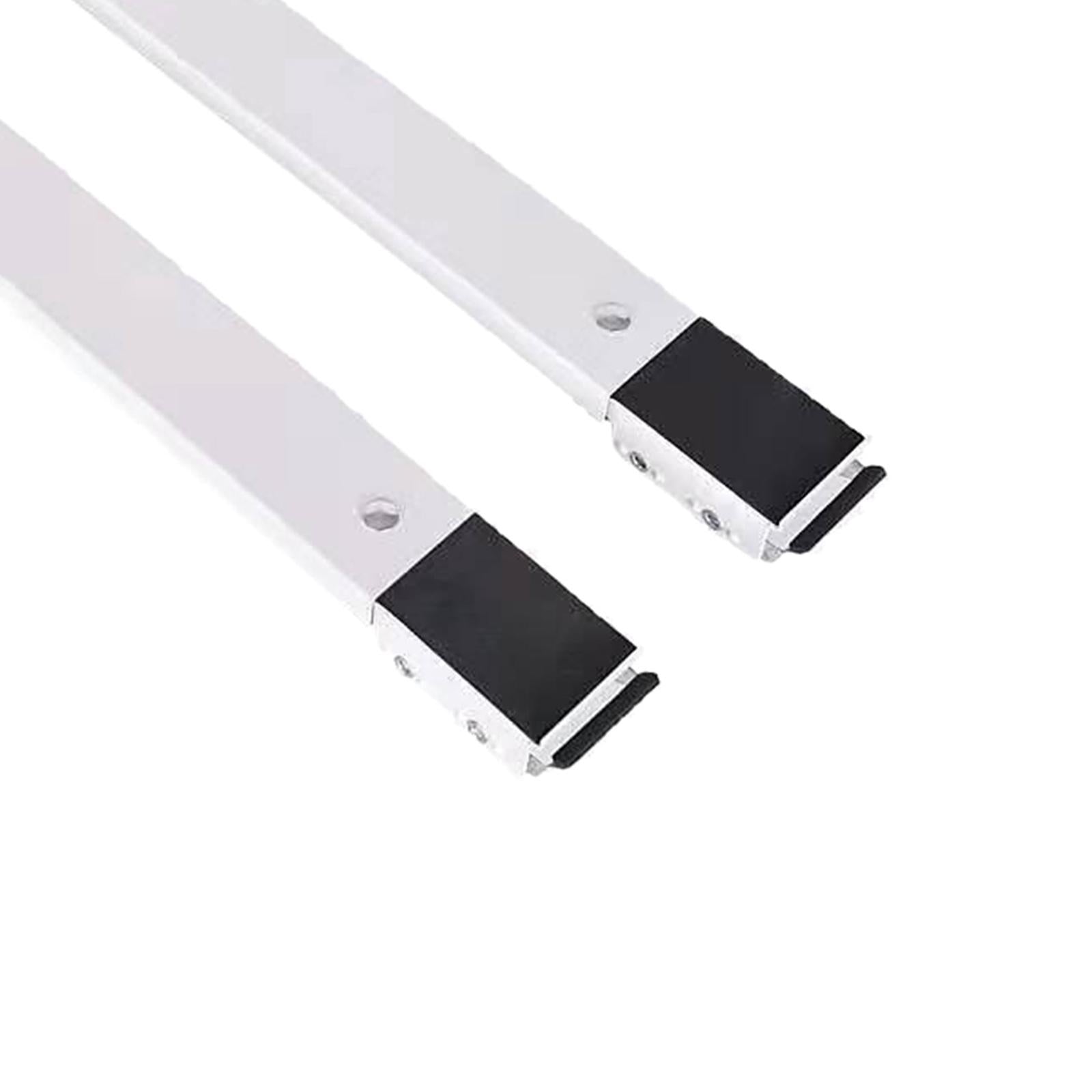 2Pcs Drum Washing Machine Refrigerator Mobile Base Stand Brackets White
