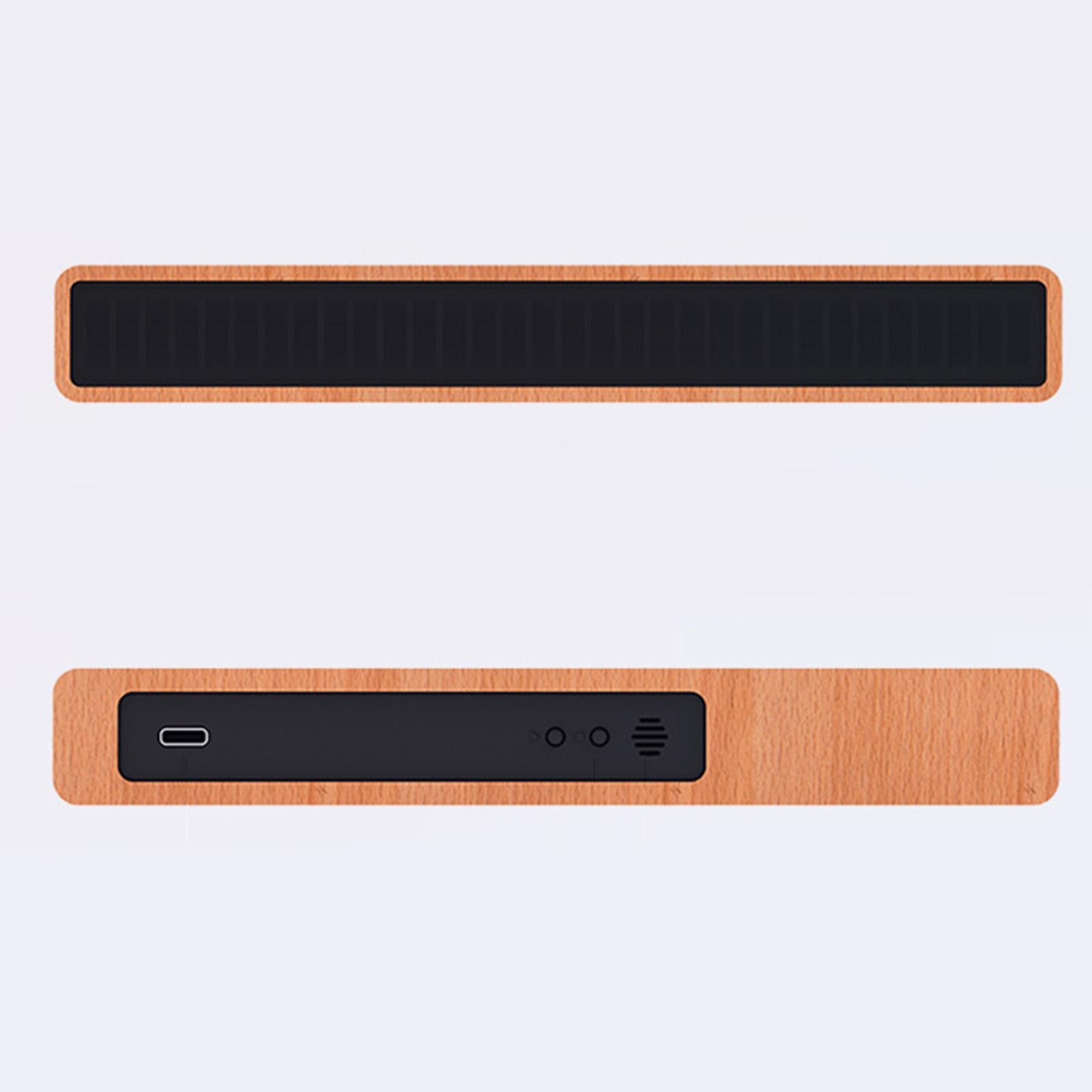 RGB Buletooth APP Control Dimmable Voice Control Rhythm Lamp Maple Frame