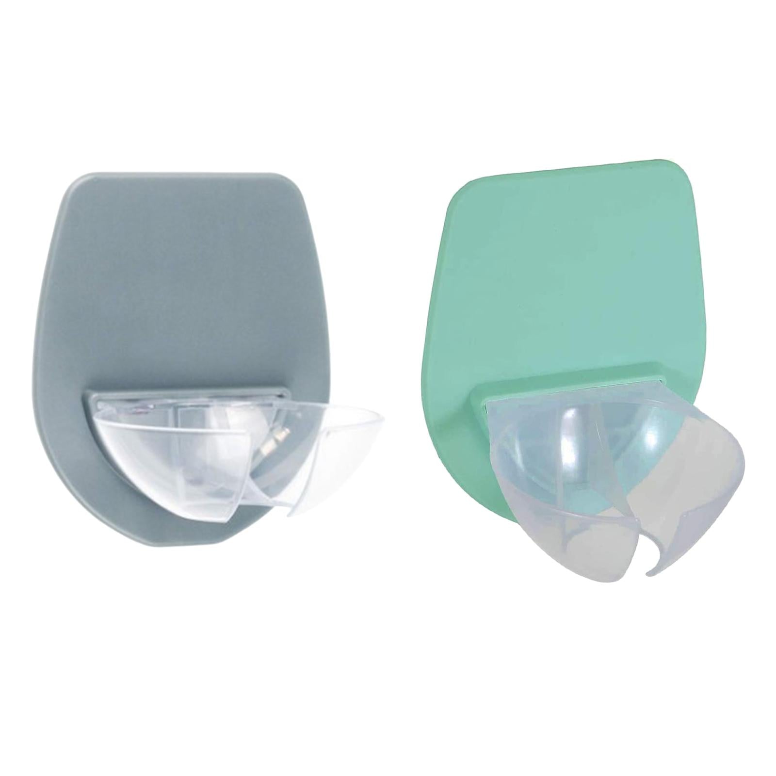 Wine Glass Holder for Bath Shower Home Bedside Bathroom for Wine Gray