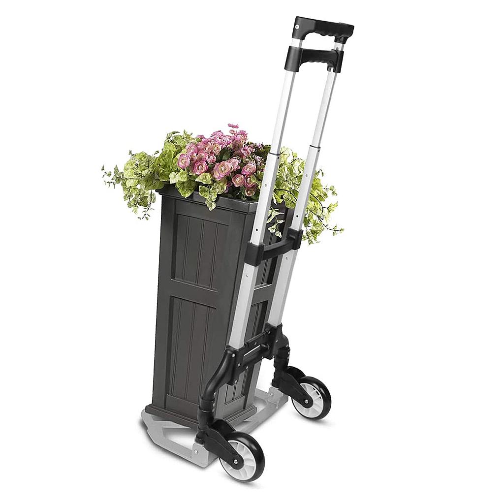 Aluminum Alloy Folding Hand Truck Portable Wheel Barrow Cart Trolley 160 lbs