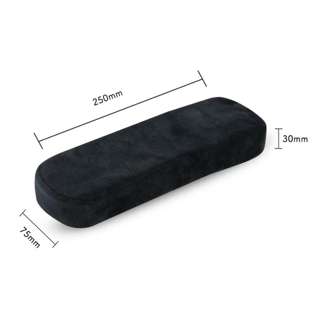 Comfort Office Chair Armrest Pads Extra Thick Cover Cushions Support Forearm black
