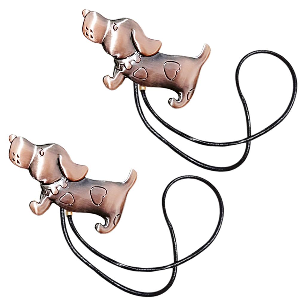 Magnetic Curtain Tie Backs Holdbacks Buckle Curtain Clips Rope Strap Copper