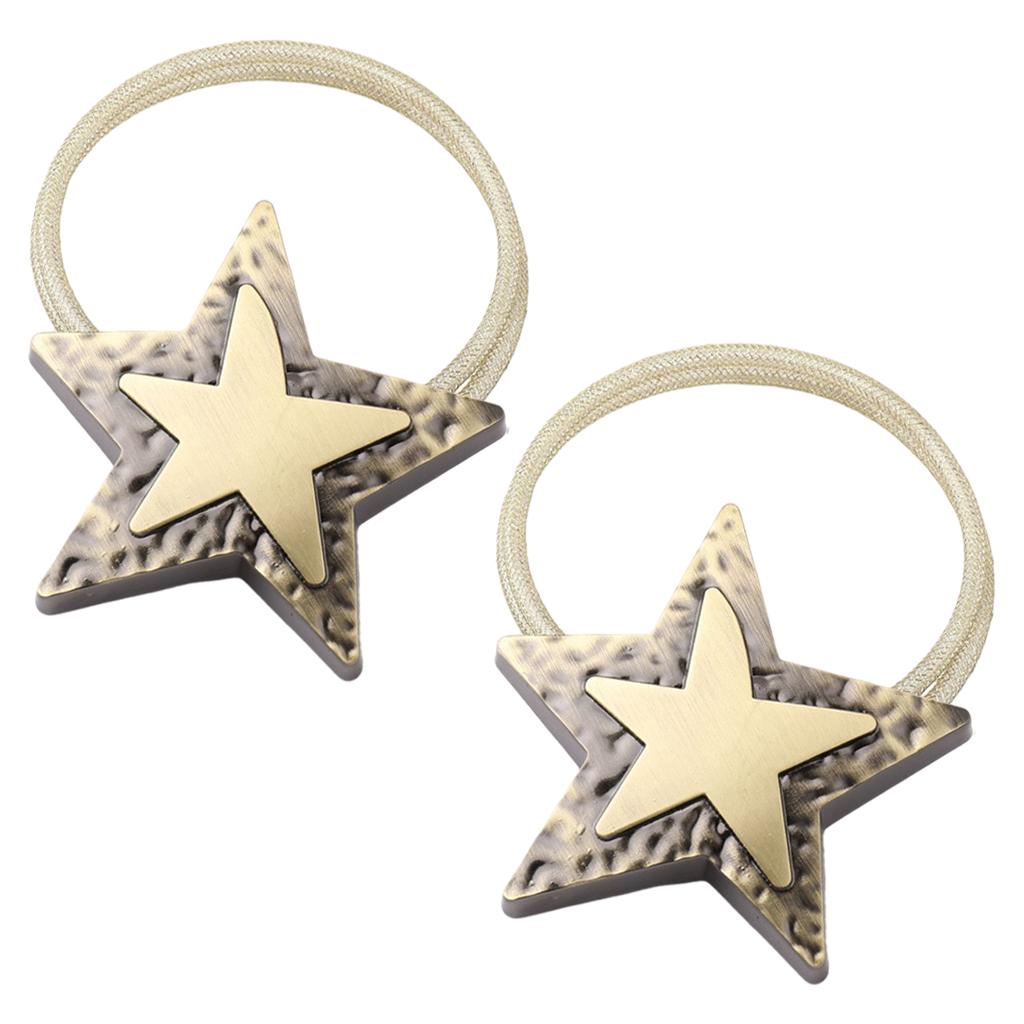 1 Pair Magnetic Curtain Tiebacks Clips Hold Curtains Drape Bedroom Decor bronze