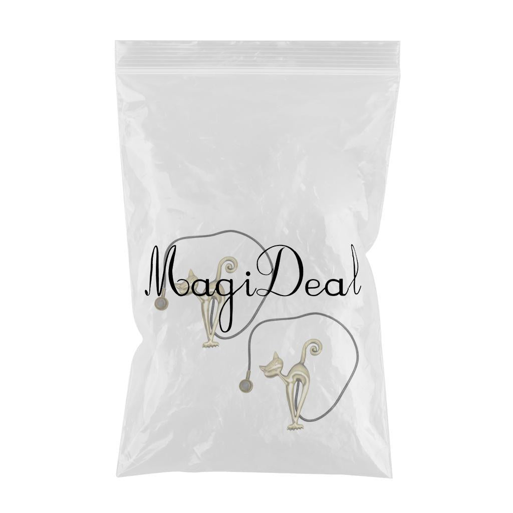 1Pairs Cat Curtain Tiebacks Magnetic Drape Holders Holdbacks Copper