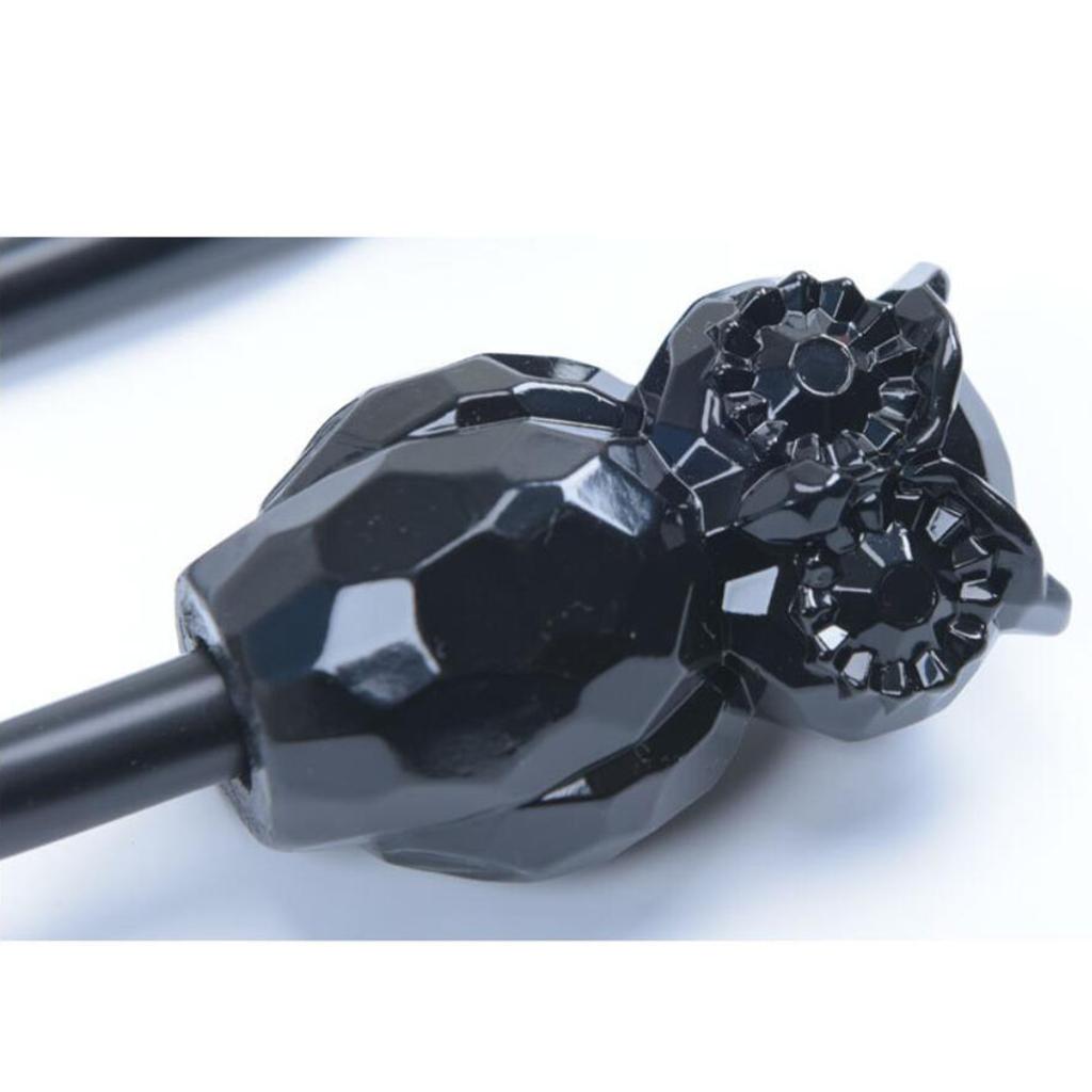 2pcs U Style Curtain Tieback Hooks for Curtain Holder Wall Window Hardware Black