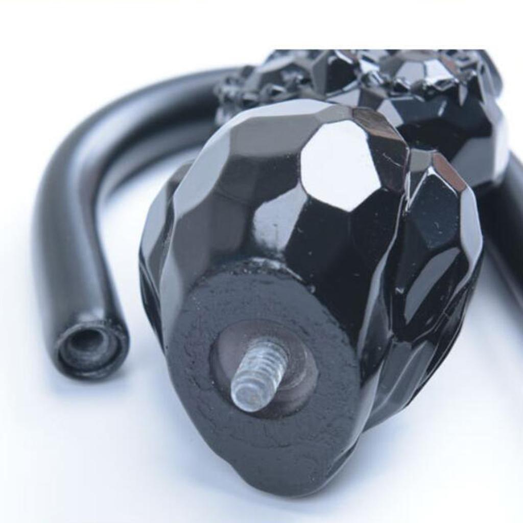 2pcs U Style Curtain Tieback Hooks for Curtain Holder Wall Window Hardware Black