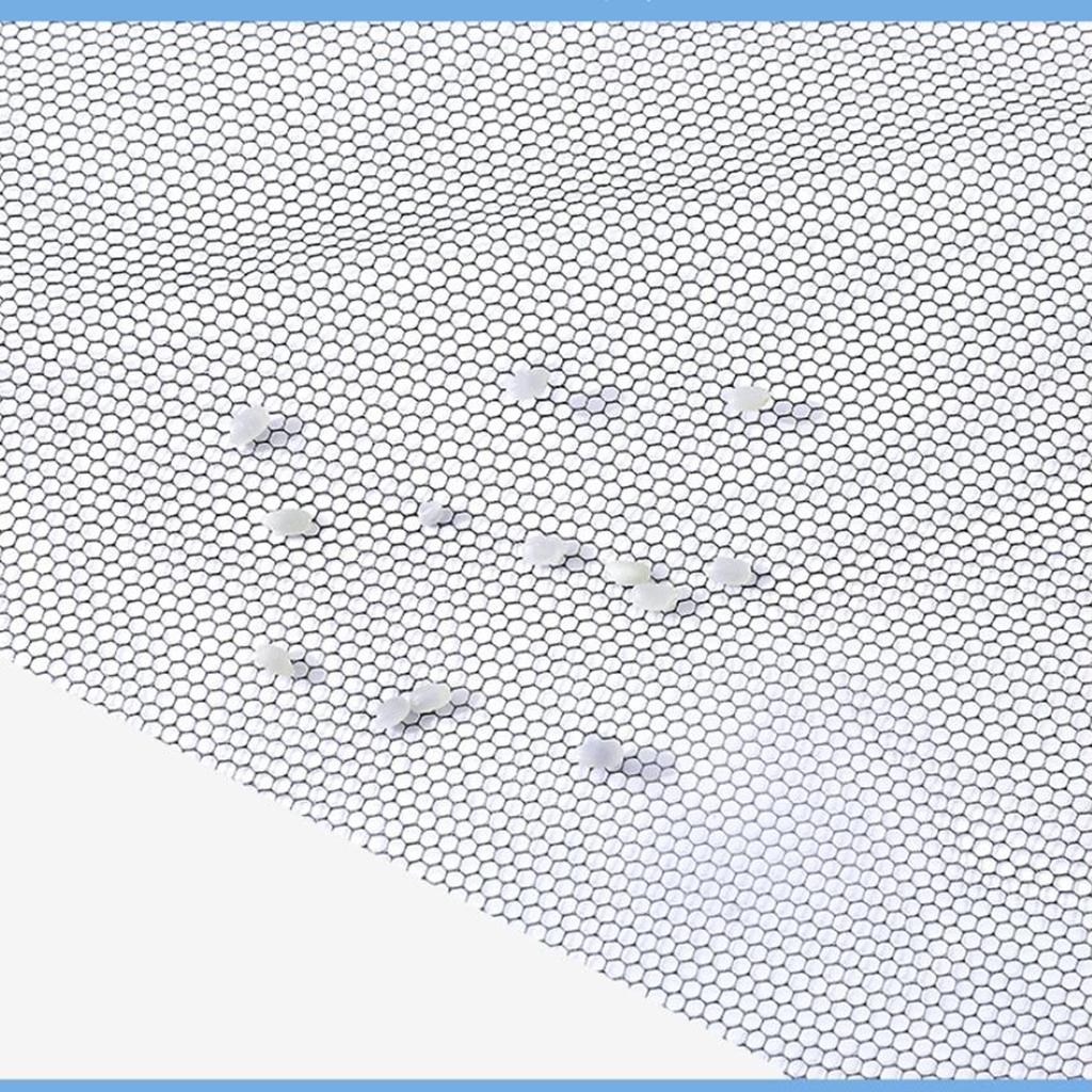 Window Fly Screen Mosquito Net Shield for Windows DIY Size Black 1.5x2.0m