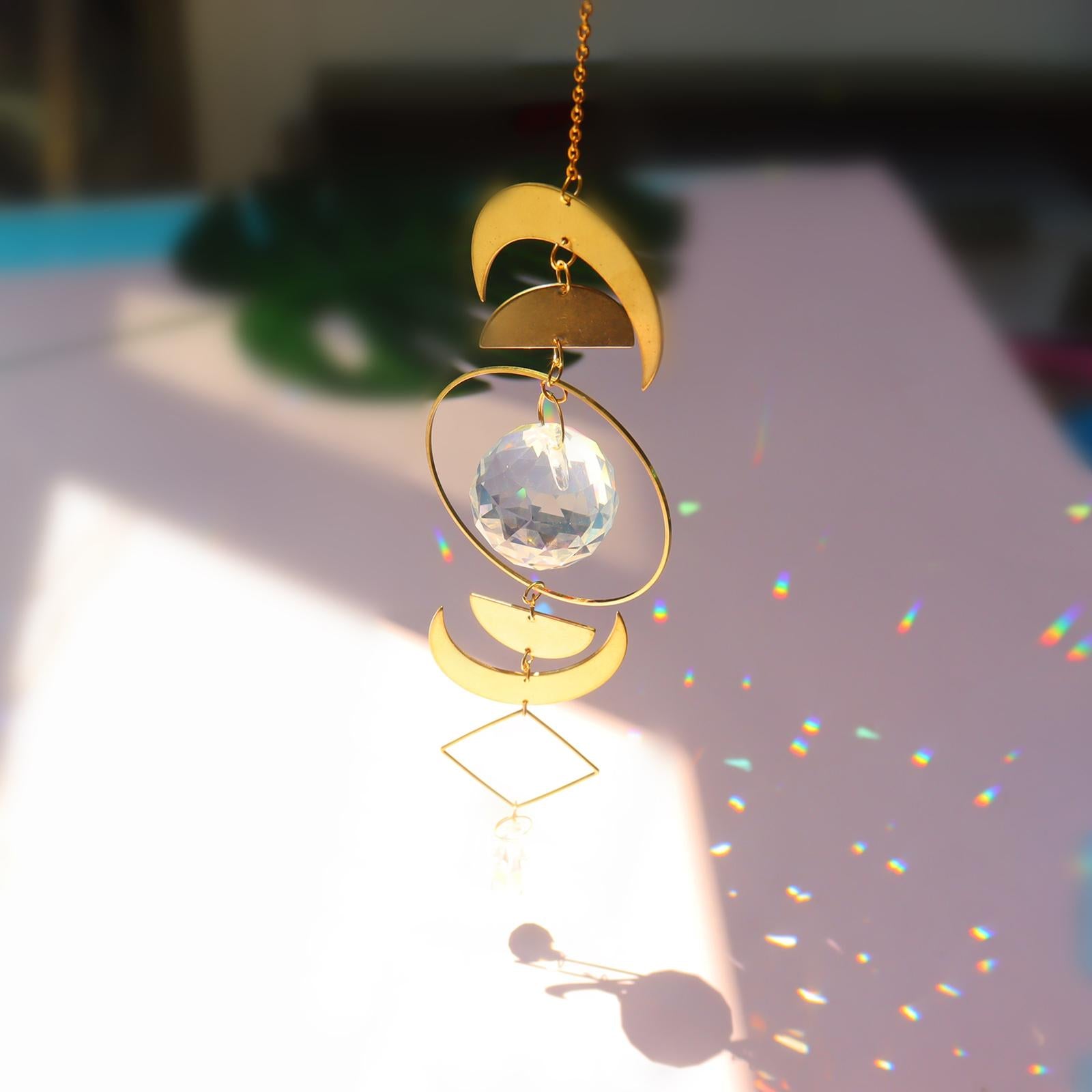 Crystal Suncatcher Rainbow Maker Yard Patio Window Hanging Decor Sun Catcher style 1