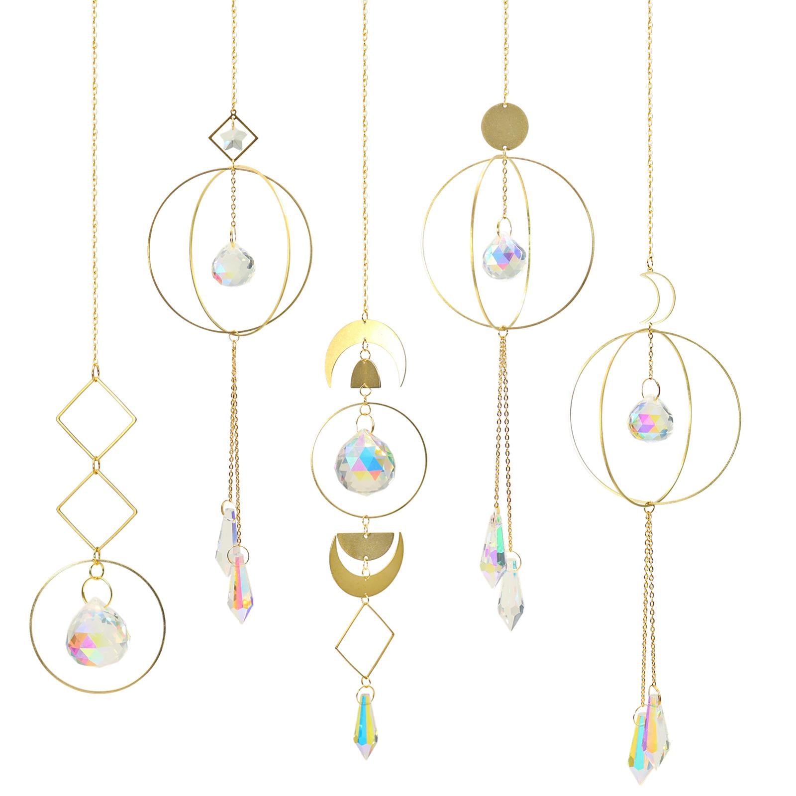 Crystal Suncatcher Rainbow Maker Yard Patio Window Hanging Decor Sun Catcher style 1