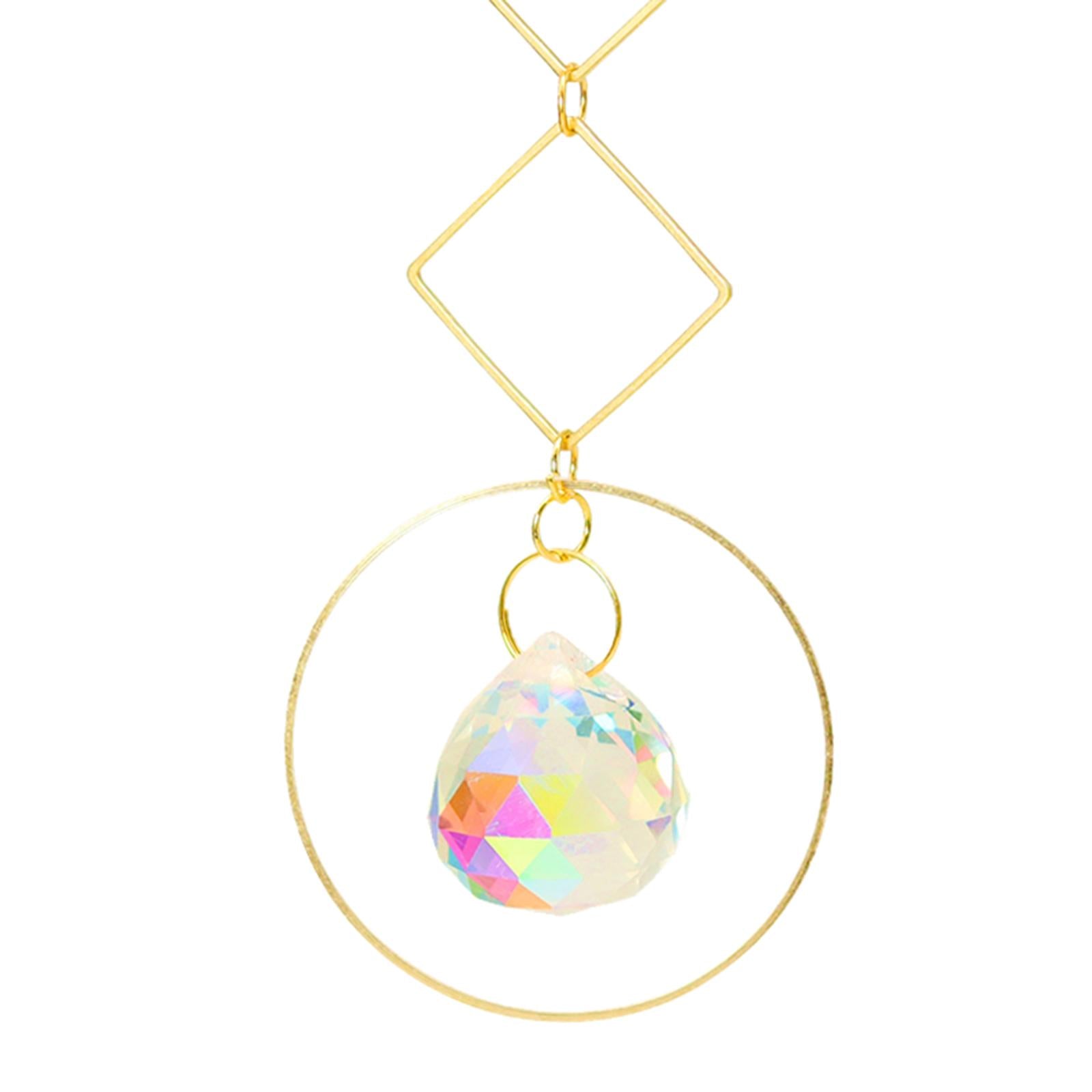 Crystal Suncatcher Rainbow Maker Yard Patio Window Hanging Decor Sun Catcher style 2