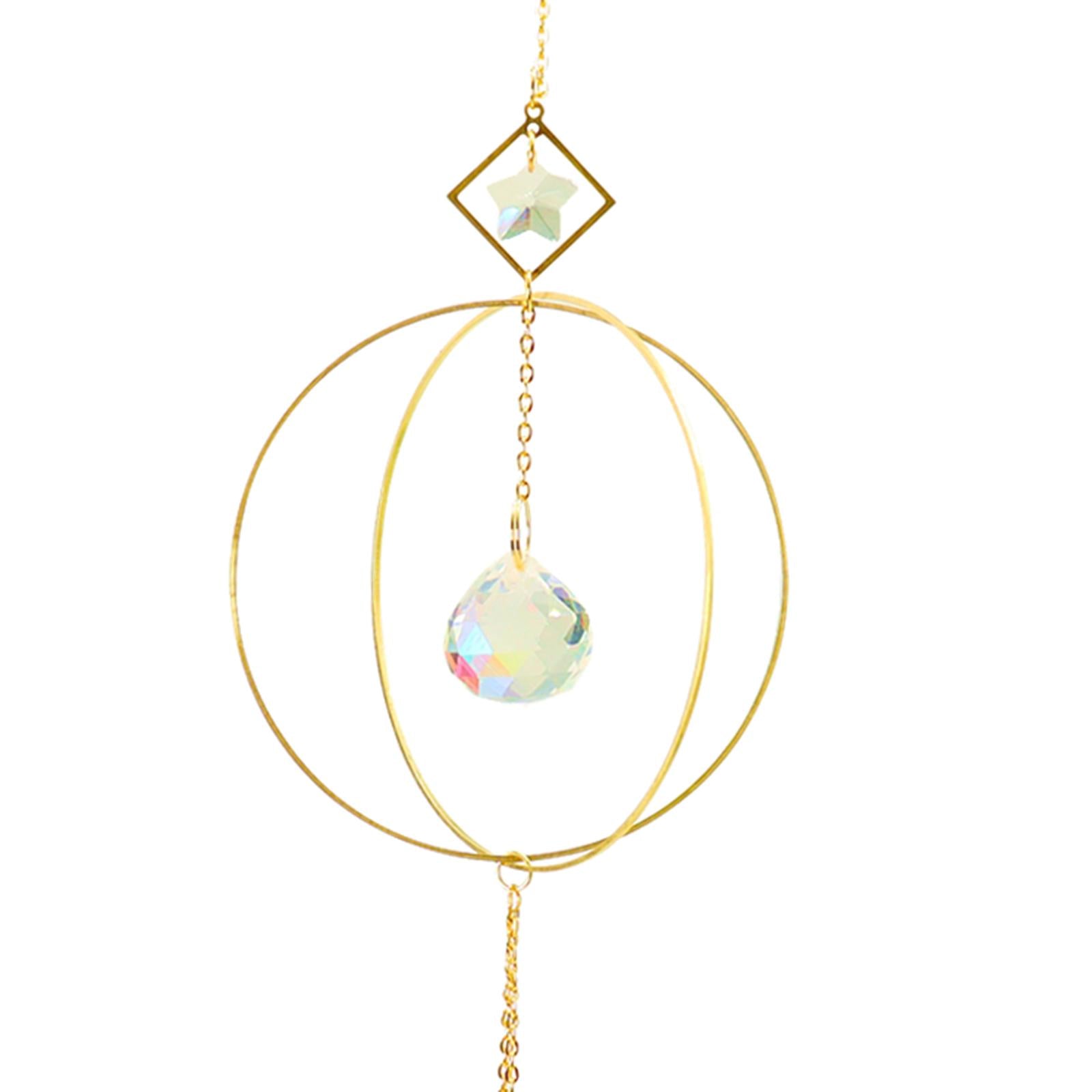 Crystal Suncatcher Rainbow Maker Yard Patio Window Hanging Decor Sun Catcher style 4