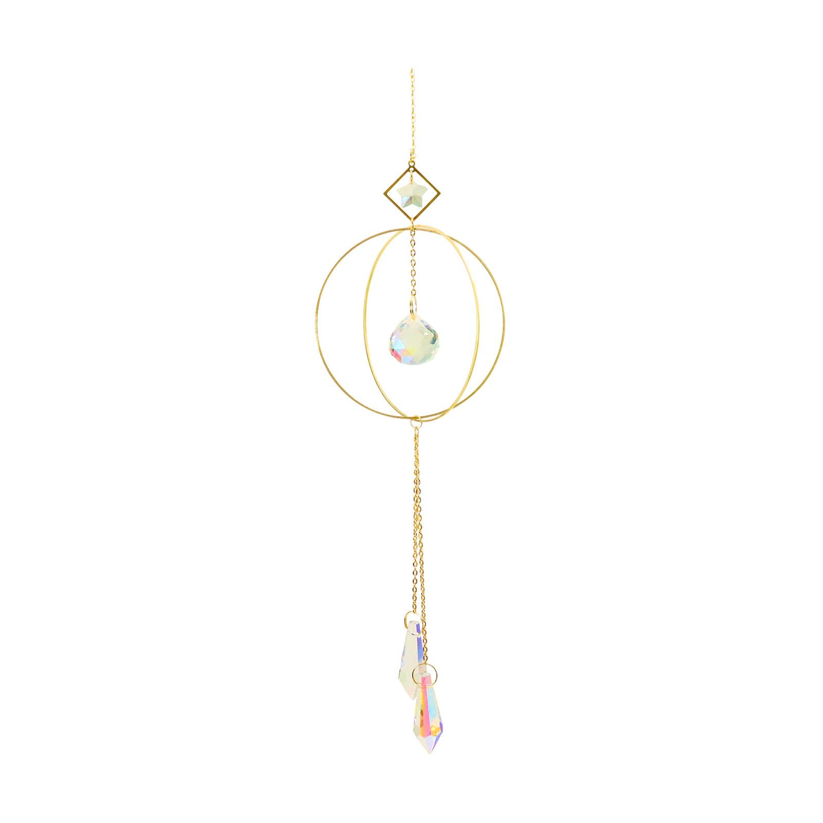 Crystal Suncatcher Rainbow Maker Yard Patio Window Hanging Decor Sun Catcher style 4