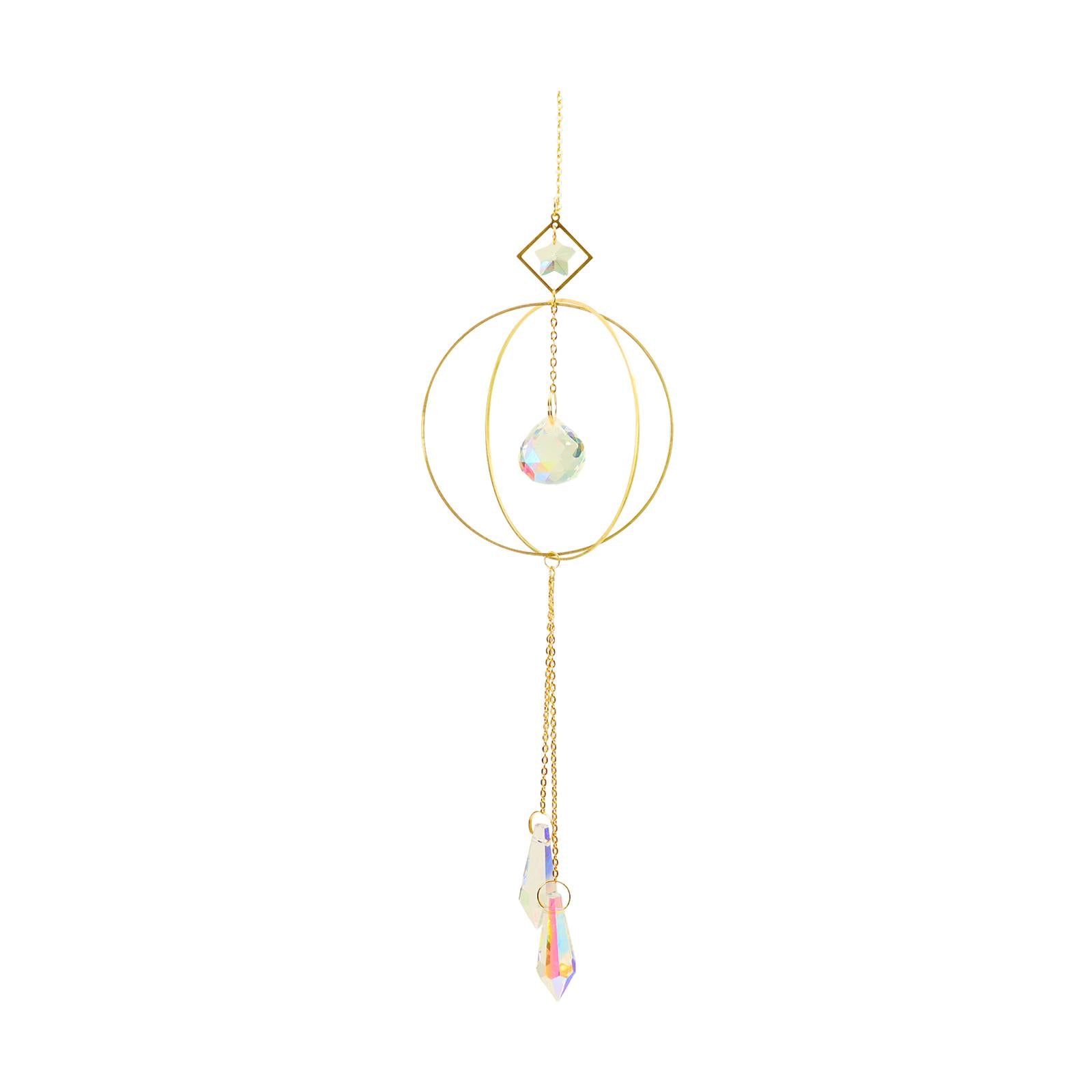 Crystal Suncatcher Rainbow Maker Yard Patio Window Hanging Decor Sun Catcher style 4