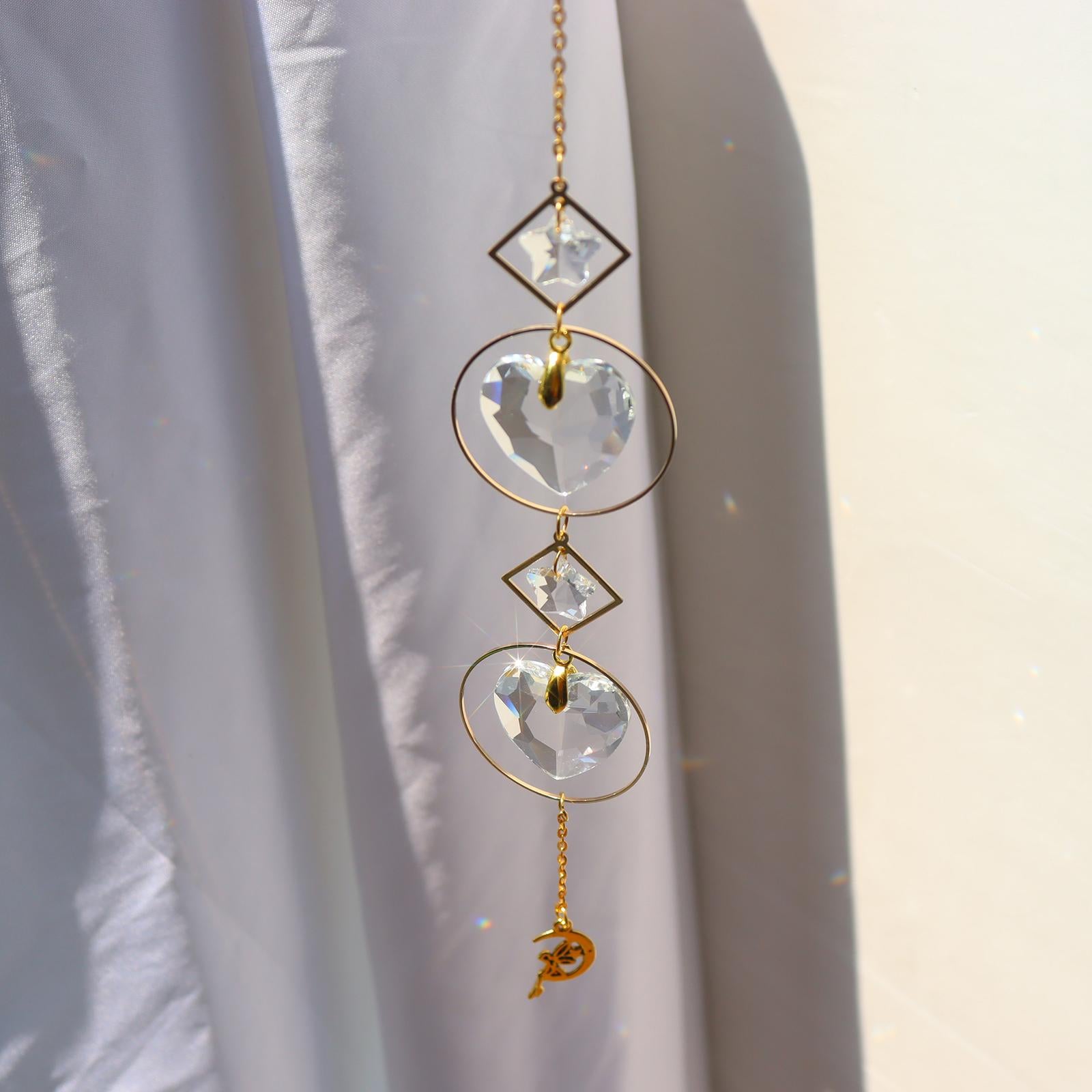 Crystal Suncatcher Rainbow Maker Yard Patio Window Hanging Decor Sun Catcher style 6