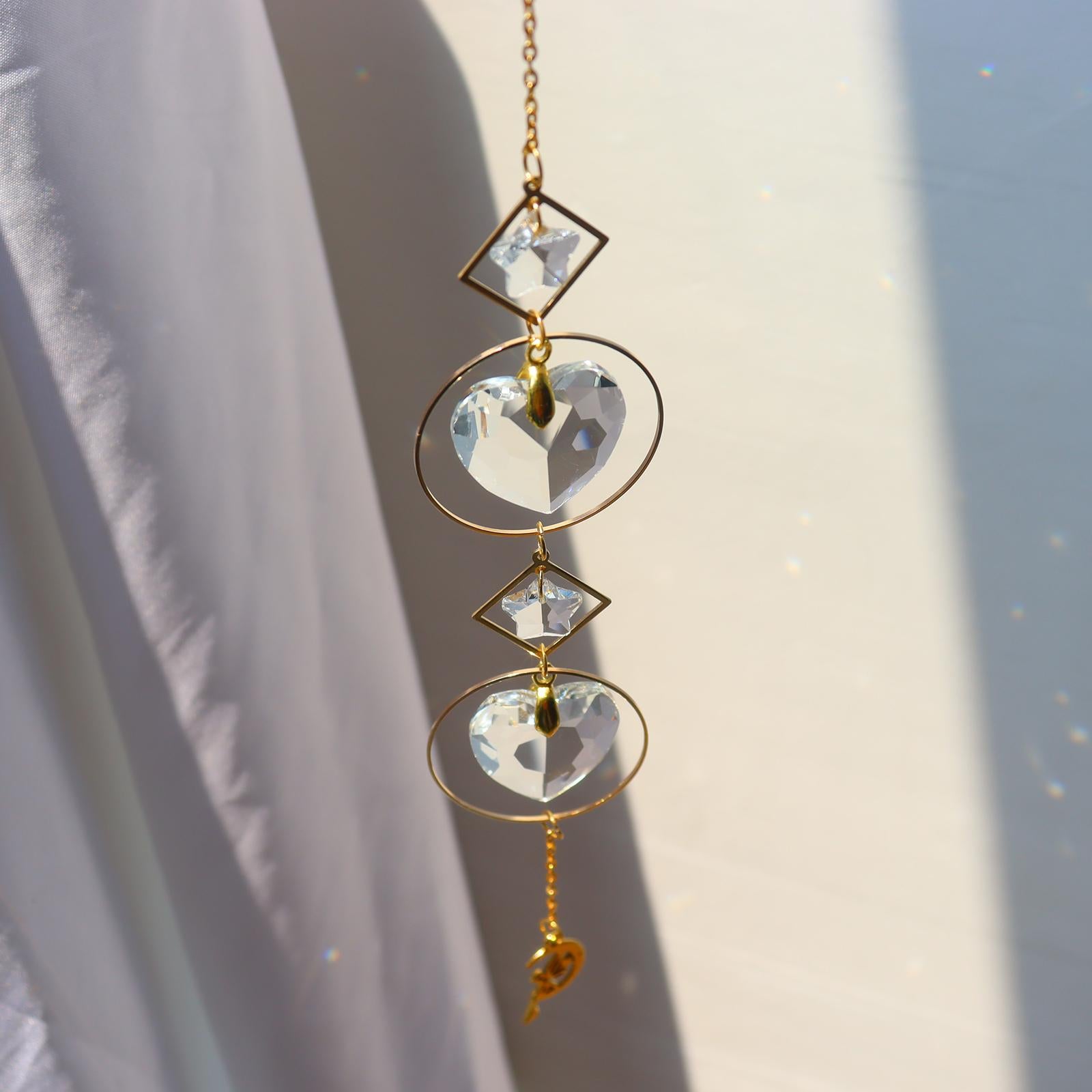 Crystal Suncatcher Rainbow Maker Yard Patio Window Hanging Decor Sun Catcher style 6