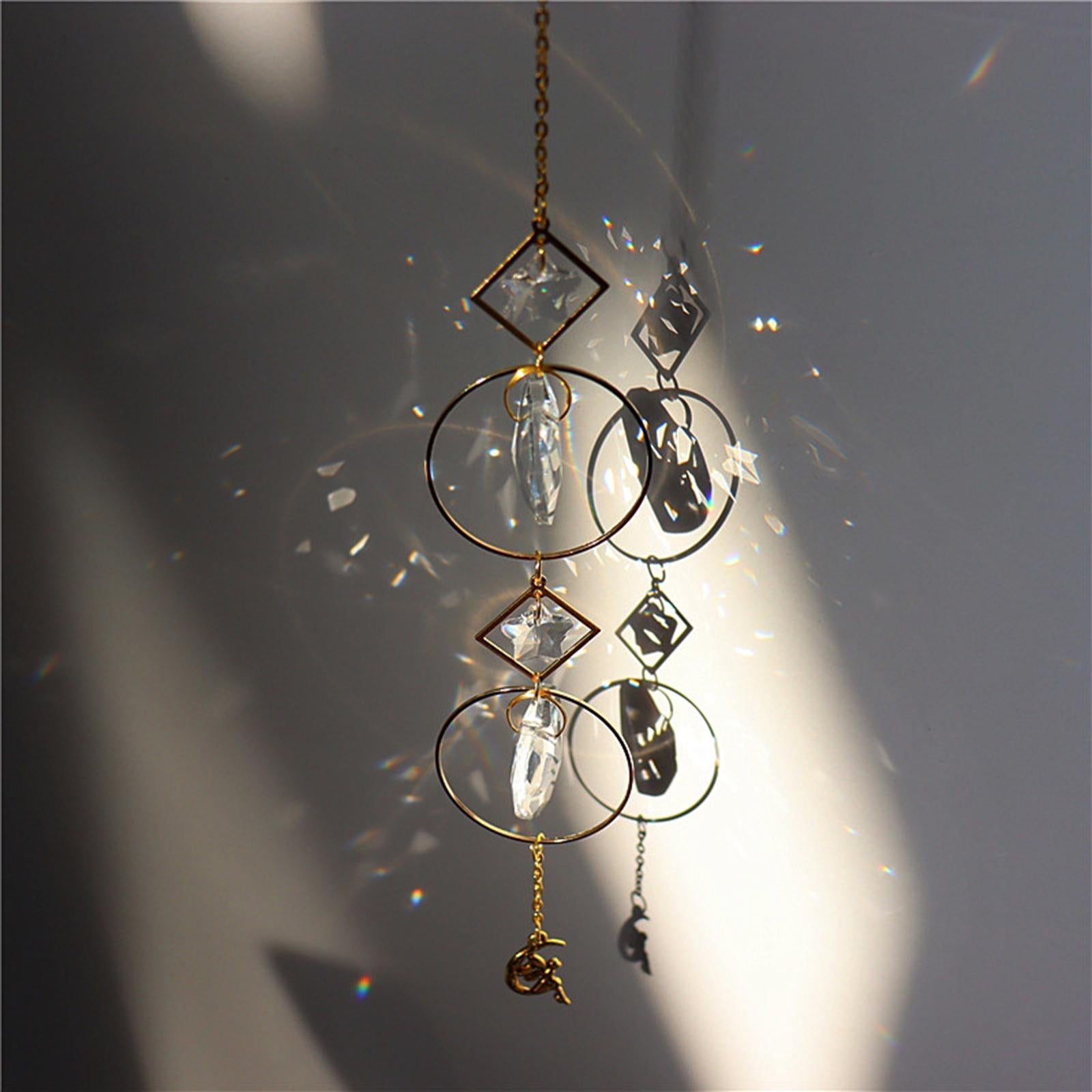 Crystal Suncatcher Rainbow Maker Yard Patio Window Hanging Decor Sun Catcher style 6