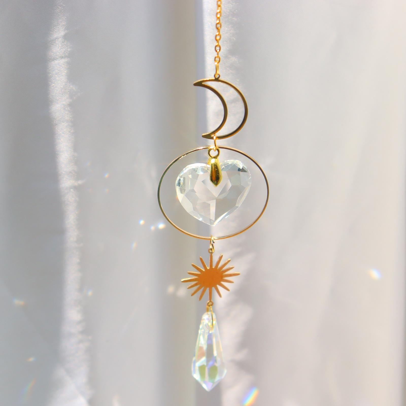 Crystal Suncatcher Rainbow Maker Yard Patio Window Hanging Decor Sun Catcher style 7
