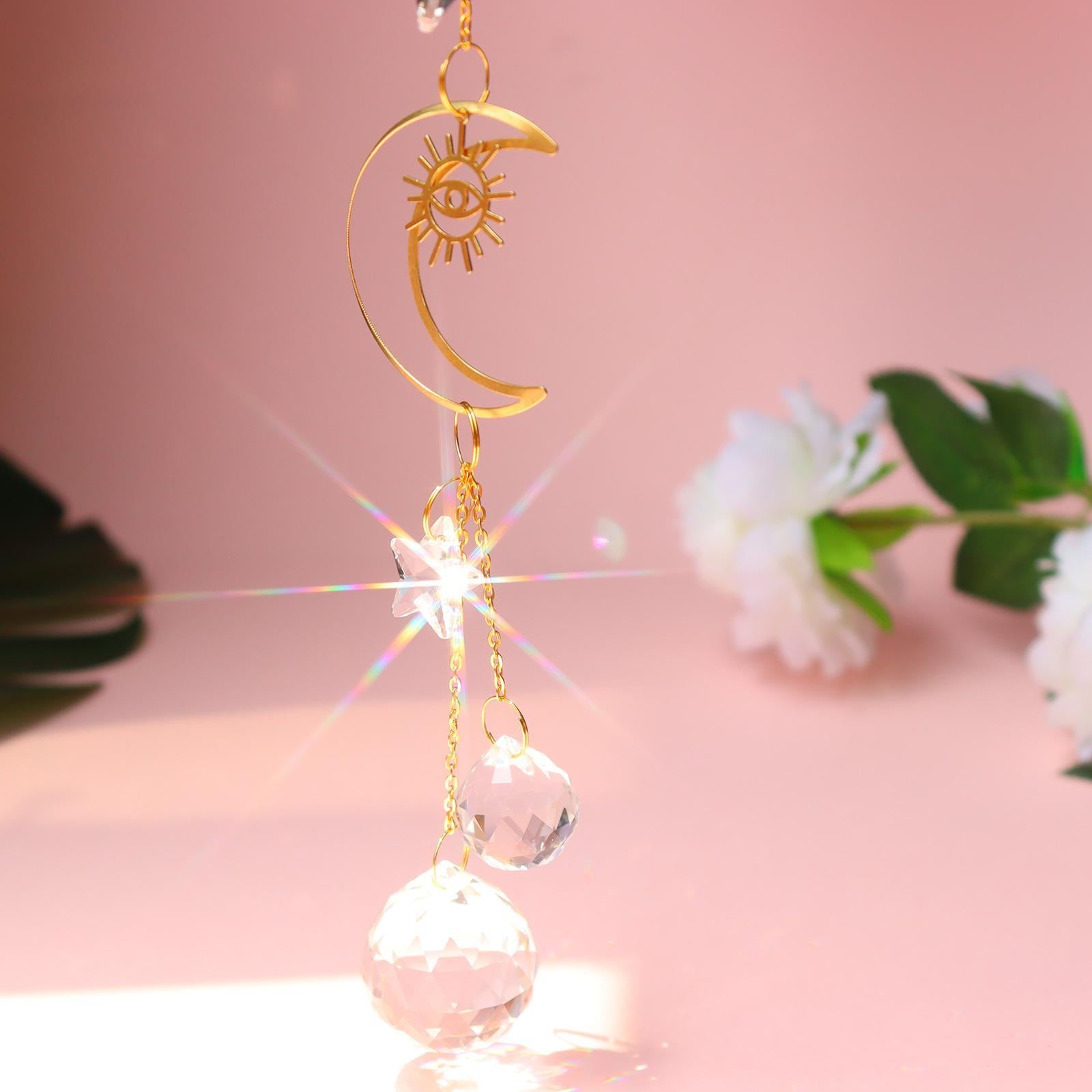 Crystal Suncatcher Rainbow Maker Yard Patio Window Hanging Decor Sun Catcher style 8