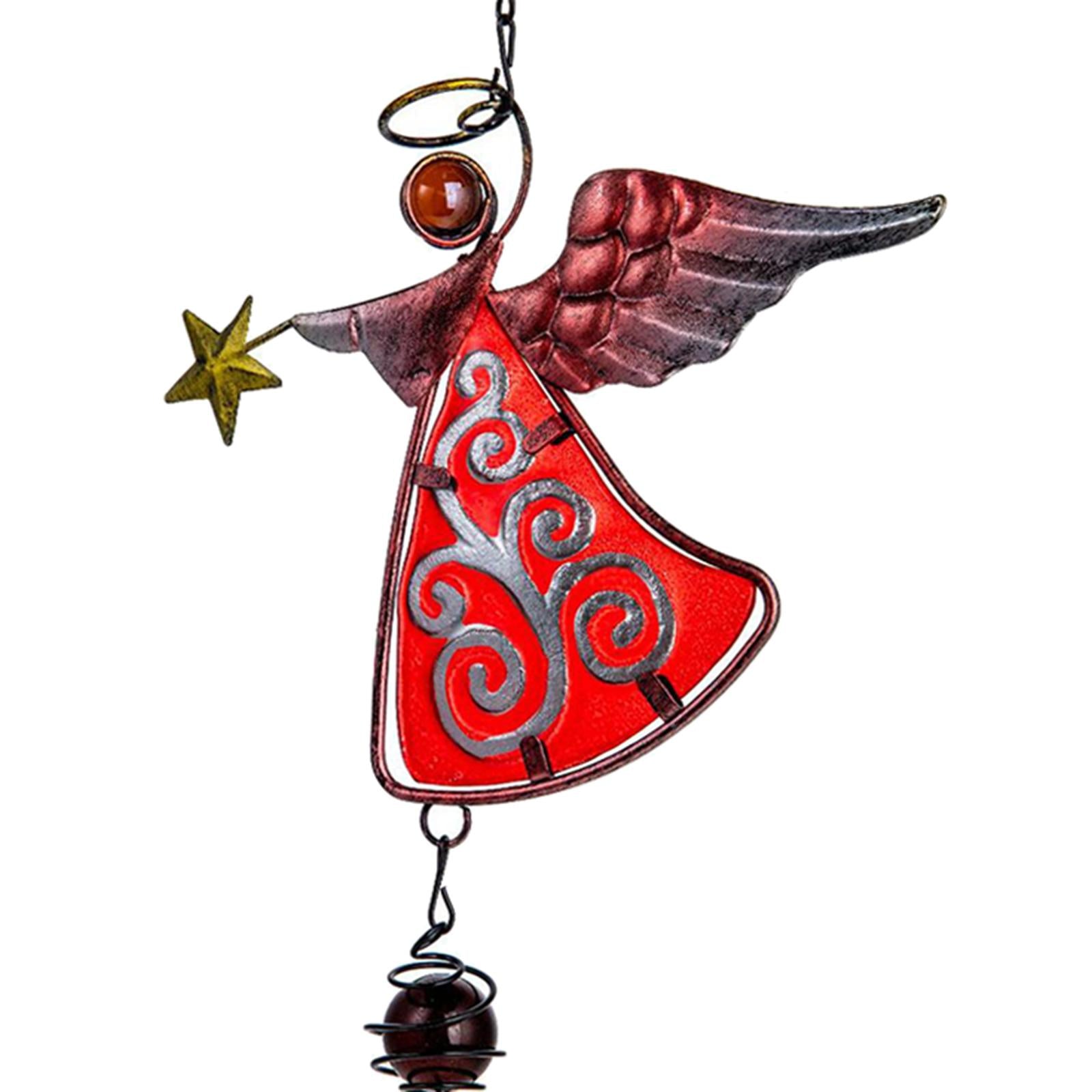 Crystal Suncatcher Rainbow Maker Angel Garden Window Pendant Car Patio Gifts red