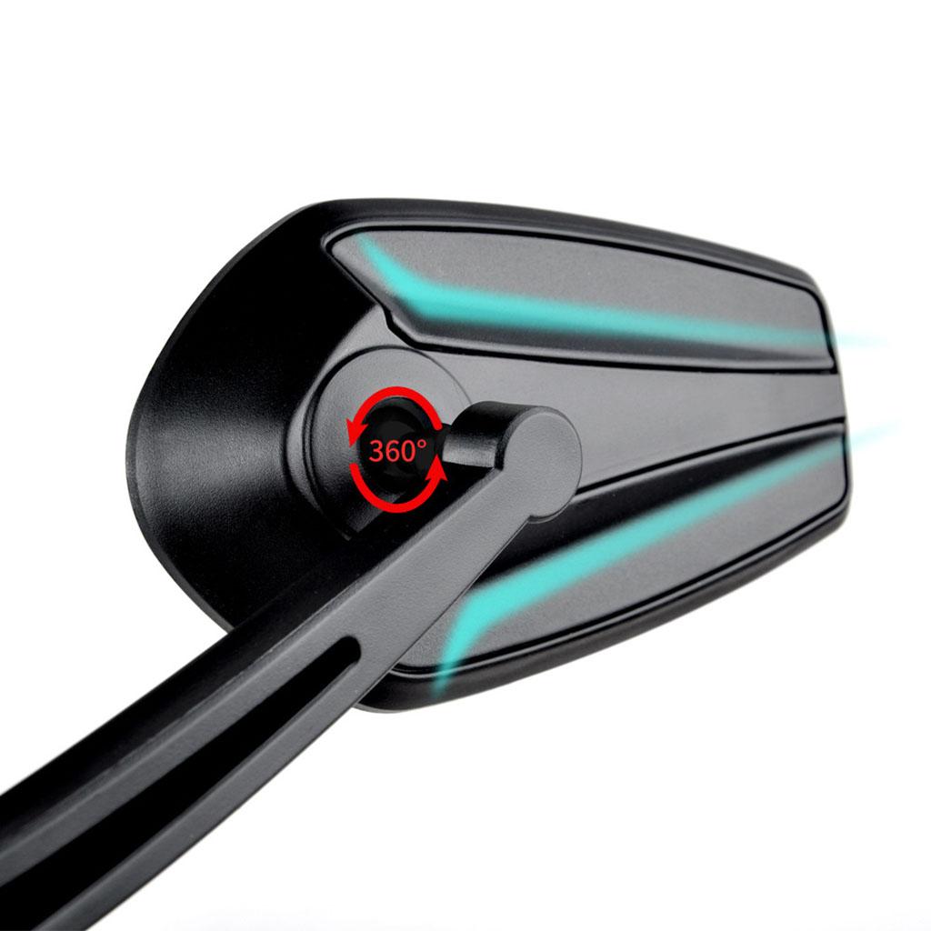 Handlebar Bike Mirror Wide Range Mountain Bike Reflector Rearview Mirror left