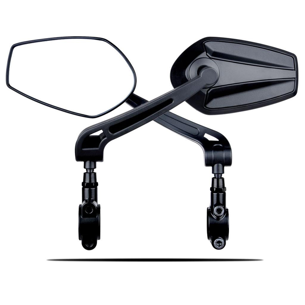 Handlebar Bike Mirror Wide Range Mountain Bike Reflector Rearview Mirror left and right