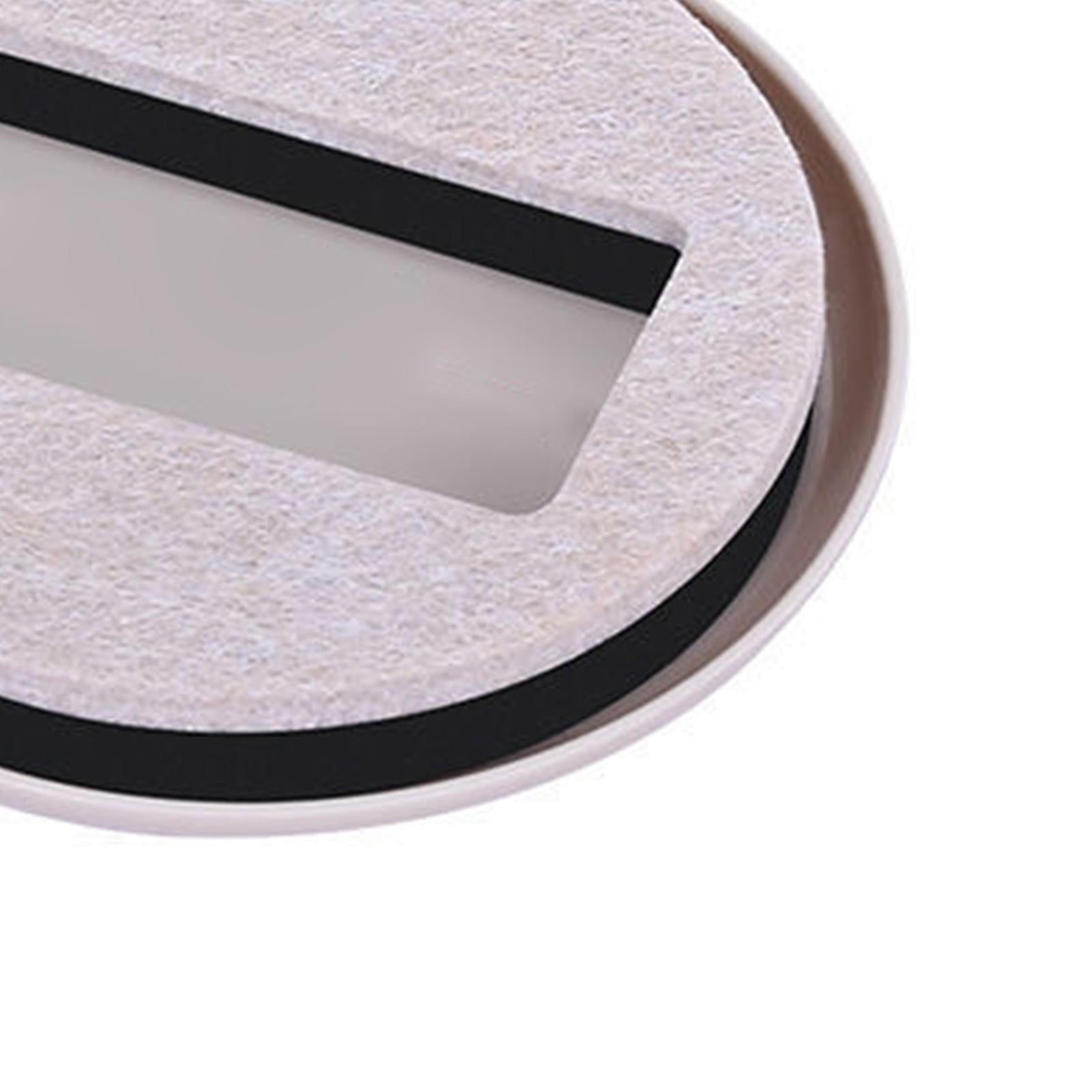 5x Furniture Cups Bed Stoppers Furniture Wheel Stoppers  ABS White Black