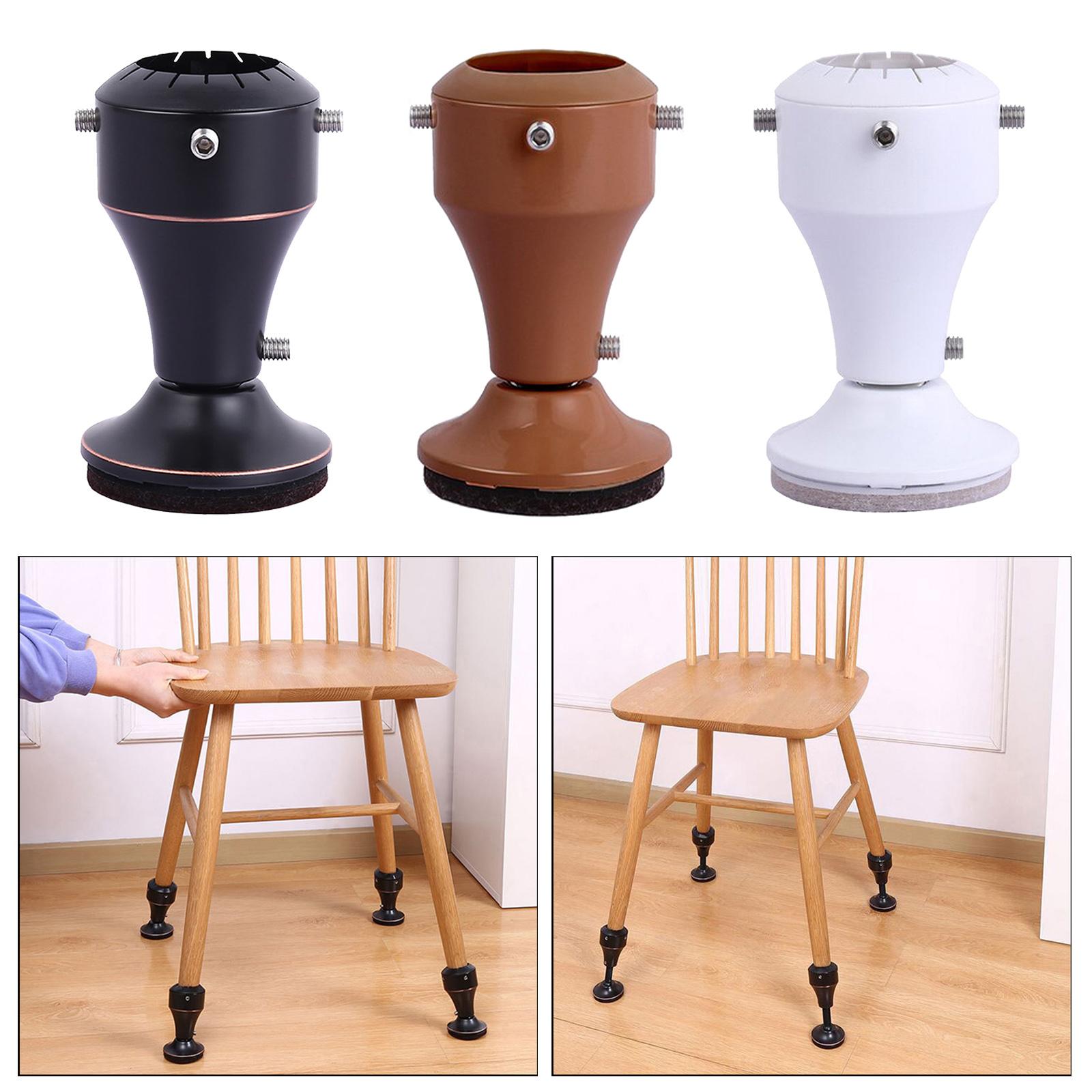 Adjustable Chair Riser Lifter Sofa Legs Riser Table Feet Protector White