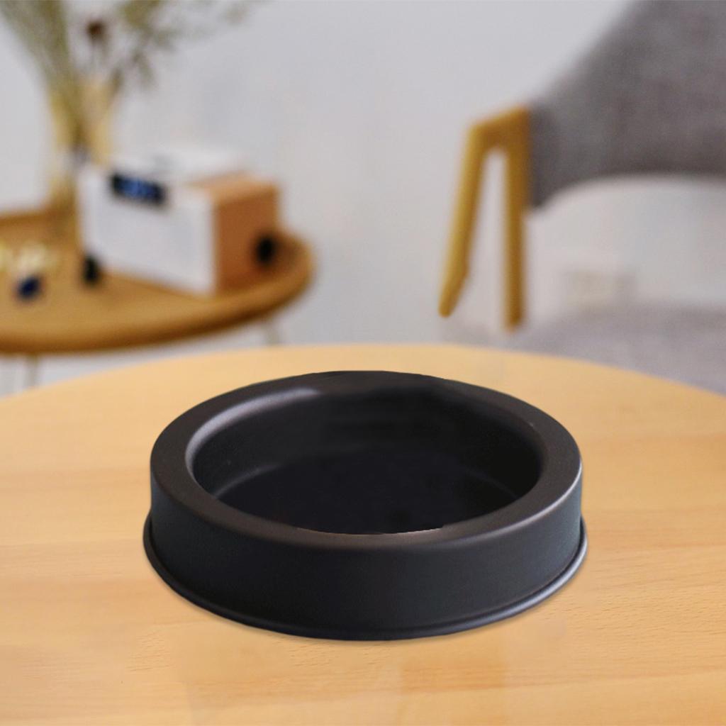 Candlestick Holder Candle Holder Plate Home Church Dining Decor Black S