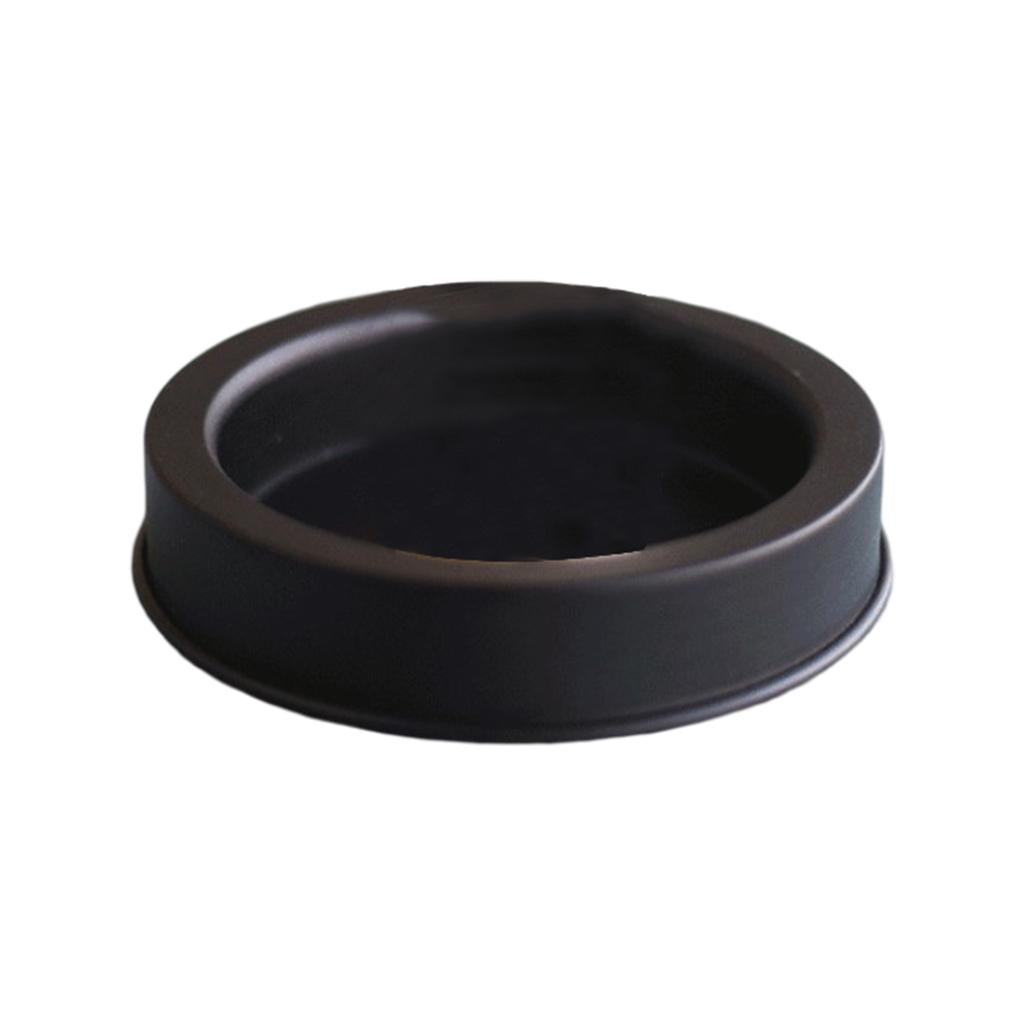 Candlestick Holder Candle Holder Plate Home Church Dining Decor Black S