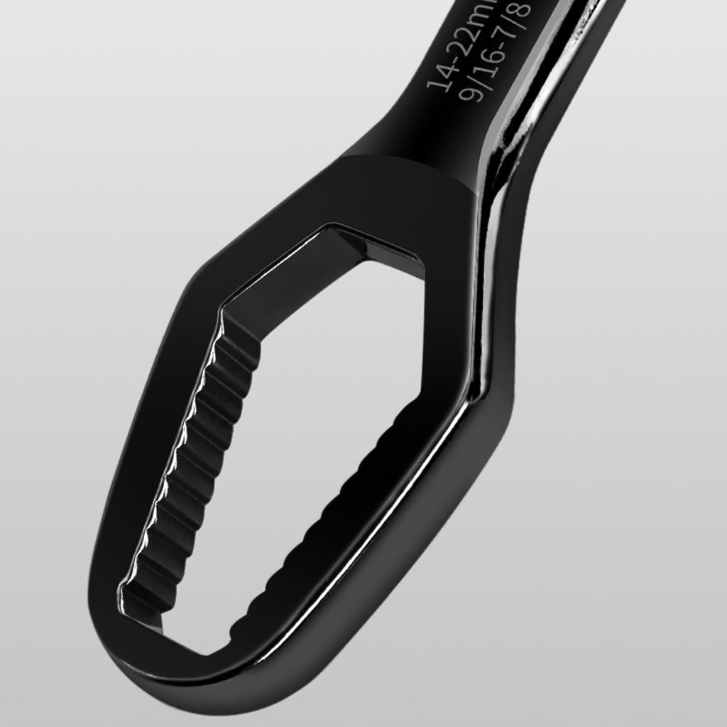 Adjustable Wrench Spanner DIY Machine Auto Bicycle Motorcycle Car Repair black