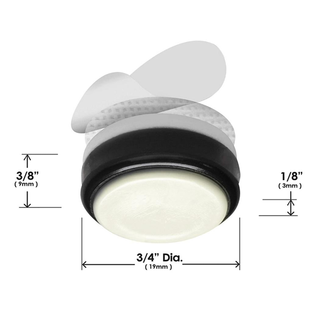 19mm Chair Felt Pad Floor Protector Wooden Chair Table Furniture Leg Gliders