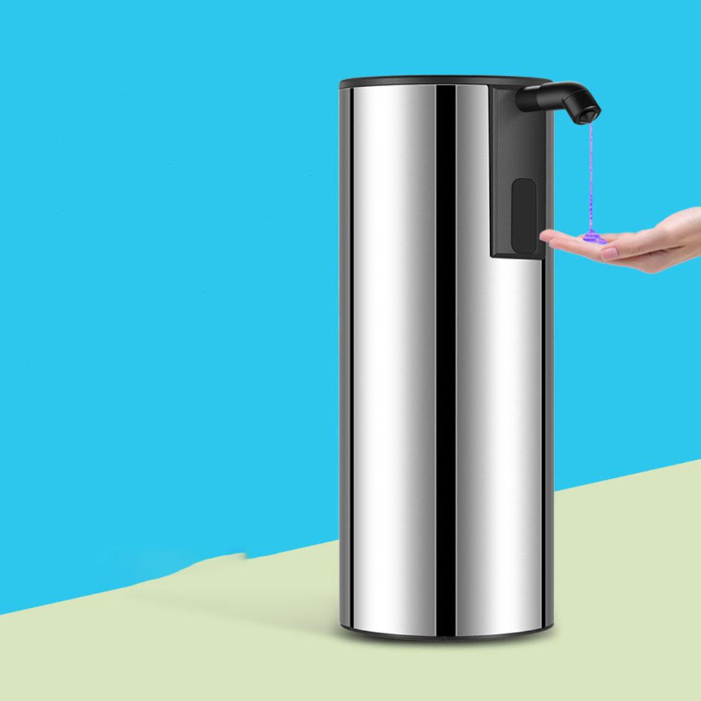 350ml Stainless Steel Bathroom No Touch Automatic Liquid Soap Dispenser
