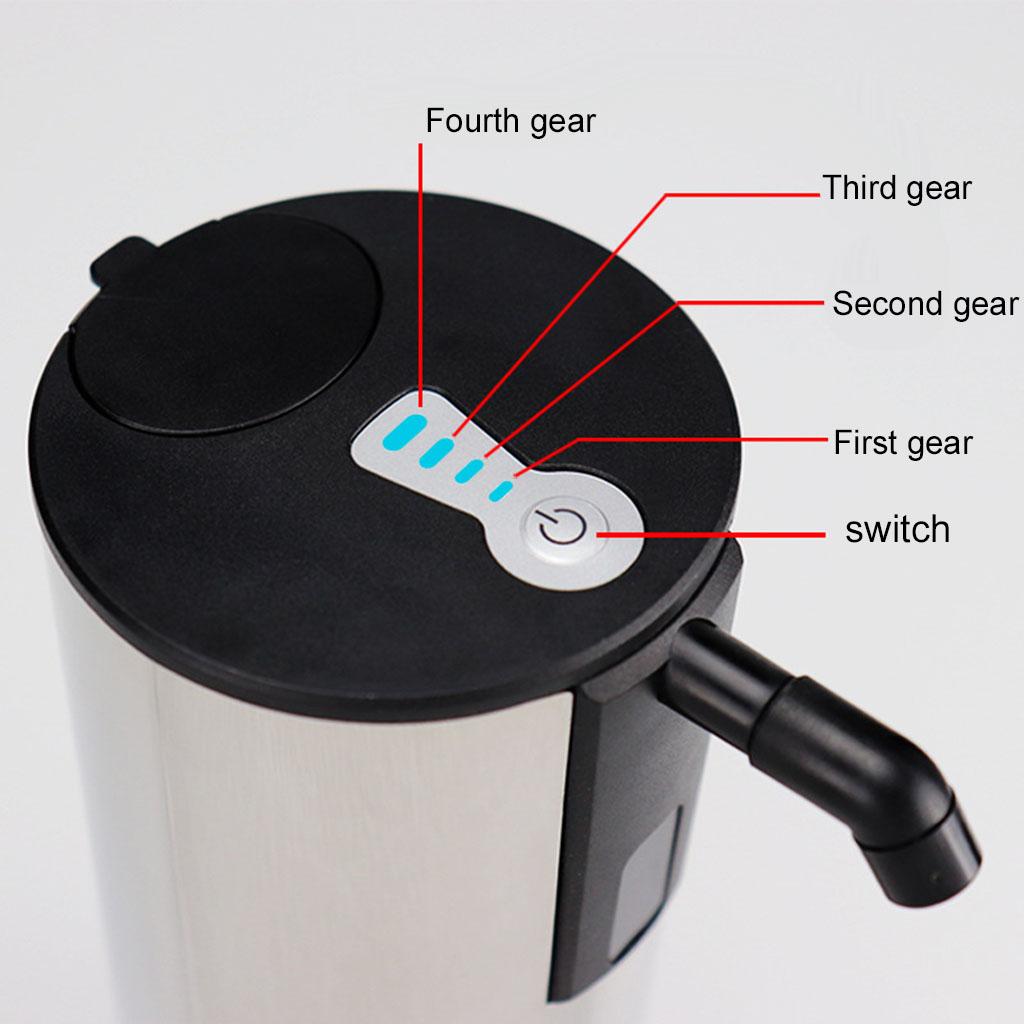 350ml Stainless Steel Bathroom No Touch Automatic Liquid Soap Dispenser