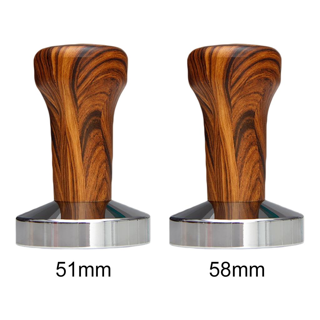 Coffee Tamper Hammer Flat Base Press Barista Coffee Leveler Kitchen 51mm