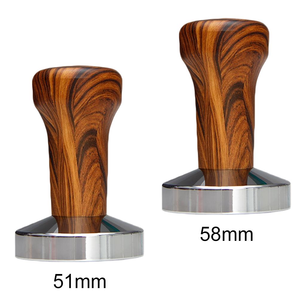 Coffee Tamper Hammer Flat Base Press Barista Coffee Leveler Kitchen 51mm