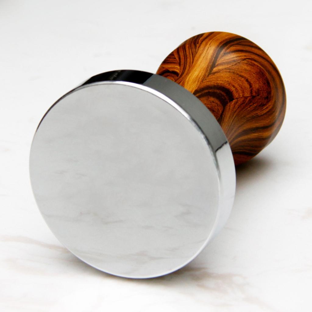 Coffee Tamper Hammer Flat Base Press Barista Coffee Leveler Kitchen 58mm