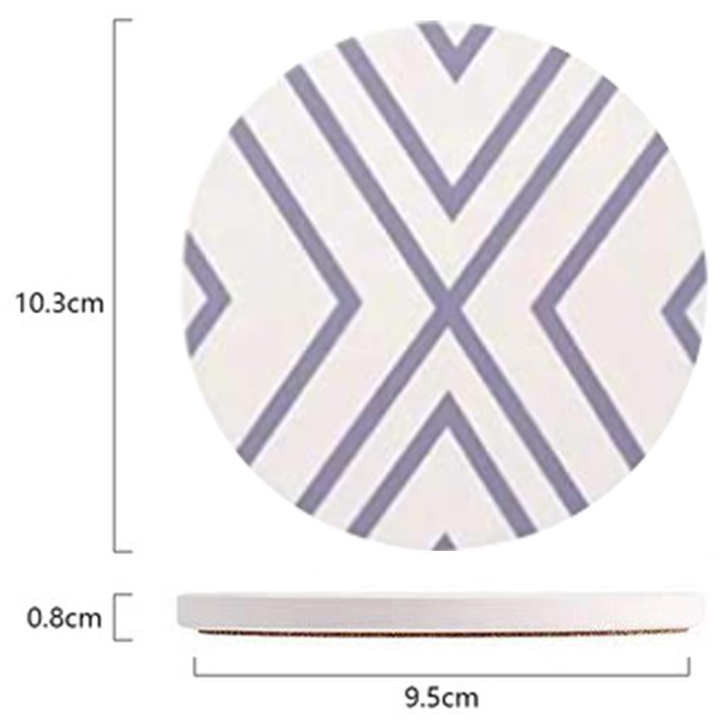 6x Placemat Table Mat Coasters Tableware Pad Heat Non-slip for Kitchen Decor