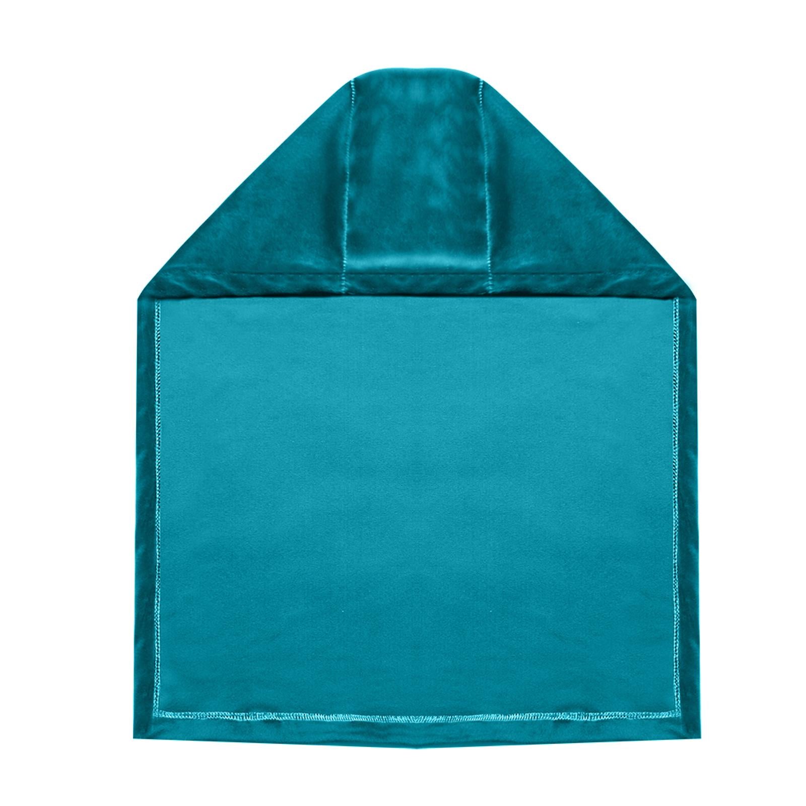 2pcs Sofa Armrest Cover Thickened Stretch Couch Arm Protector Removable Peacock Blue